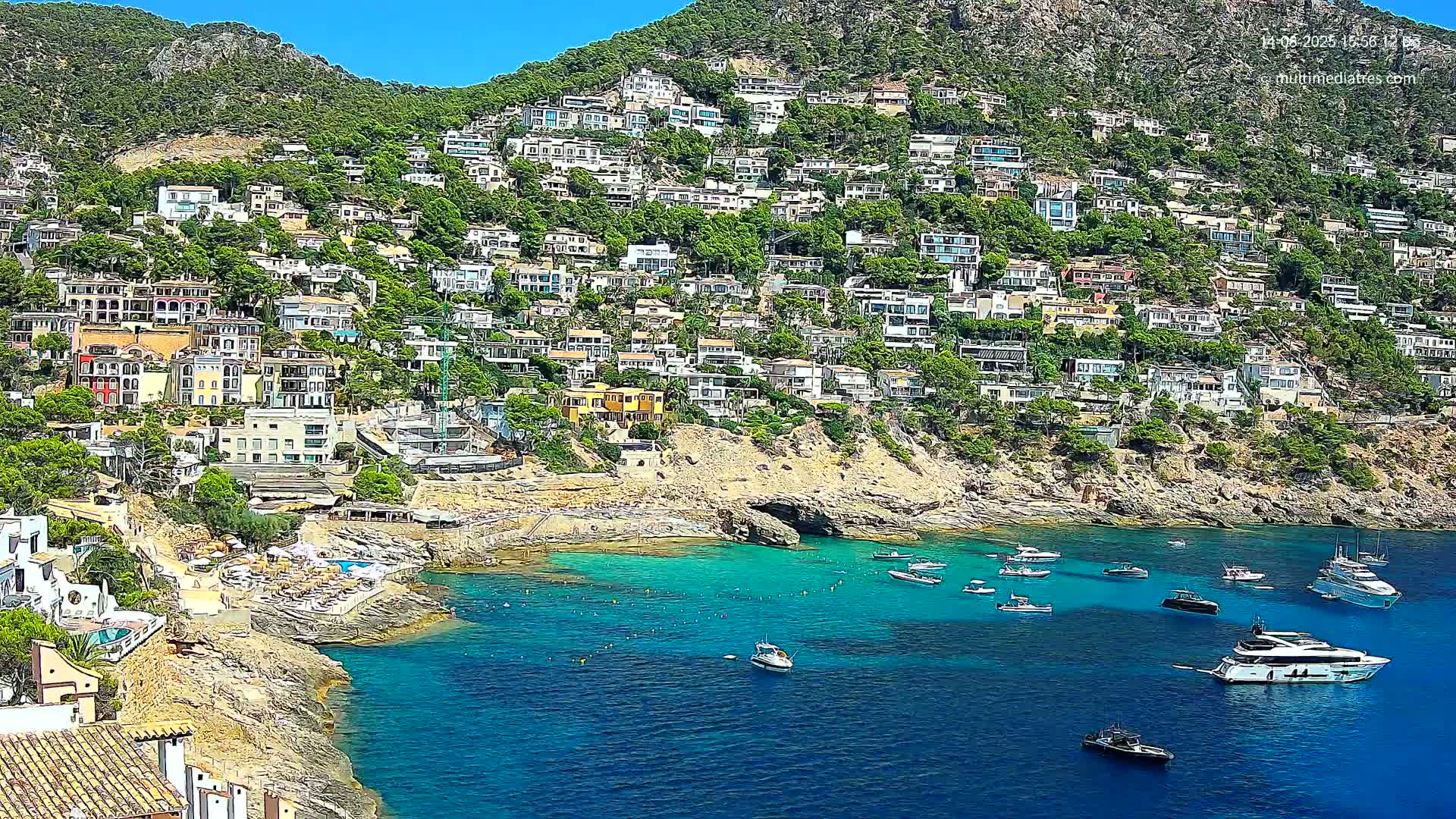 Mallorca, Port d' Andratx Cala Llamp (Cala Bay) Live Cam - Balearic Islands, Spain