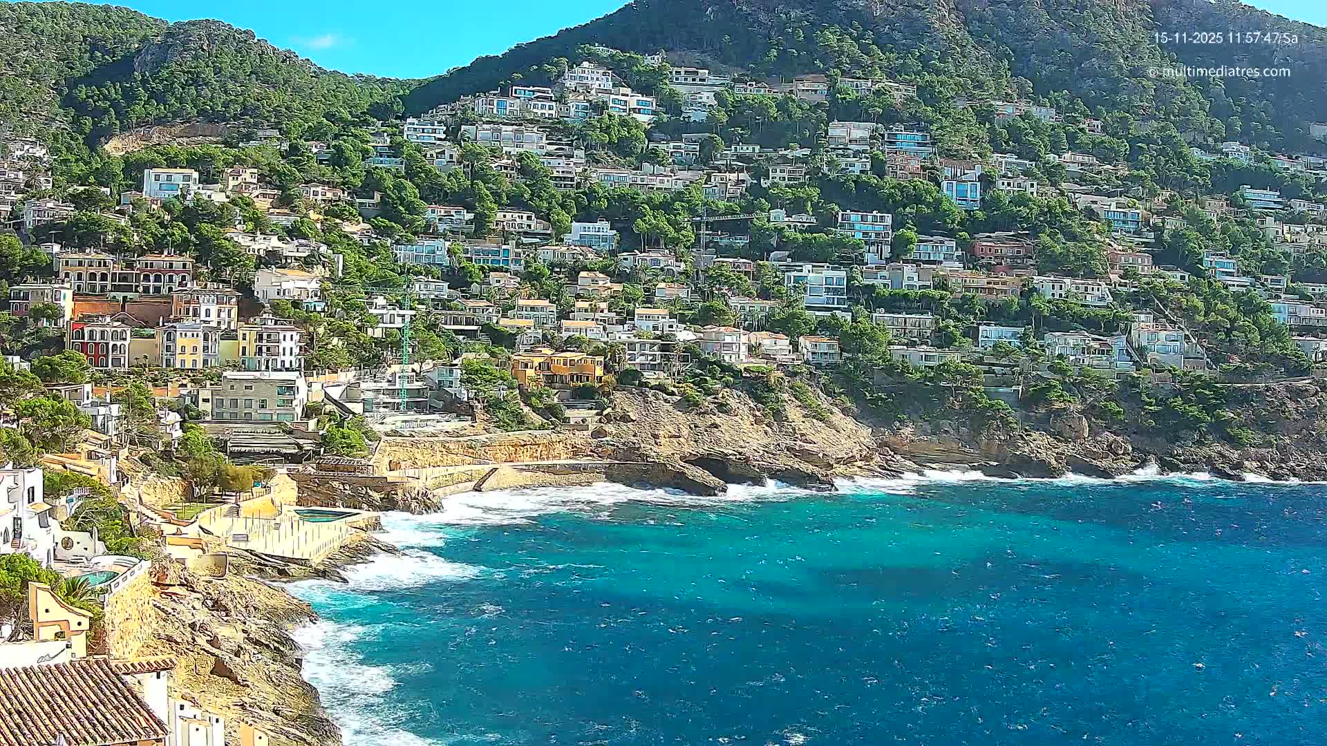 Mallorca, Port d' Andratx Cala Llamp (Cala Bay) Live Cam - Balearic Islands, Spain