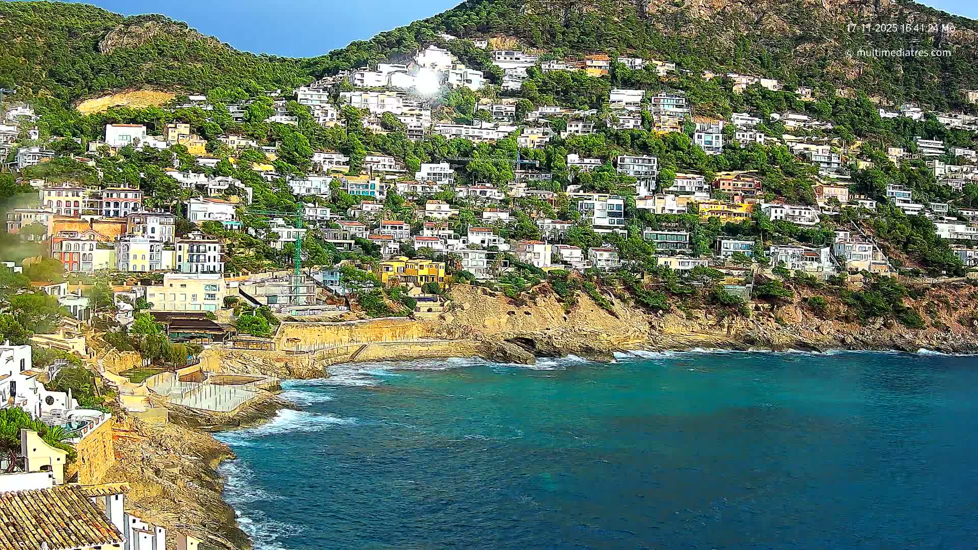 Mallorca, Port d' Andratx Cala Llamp (Cala Bay) Live Cam - Balearic Islands, Spain