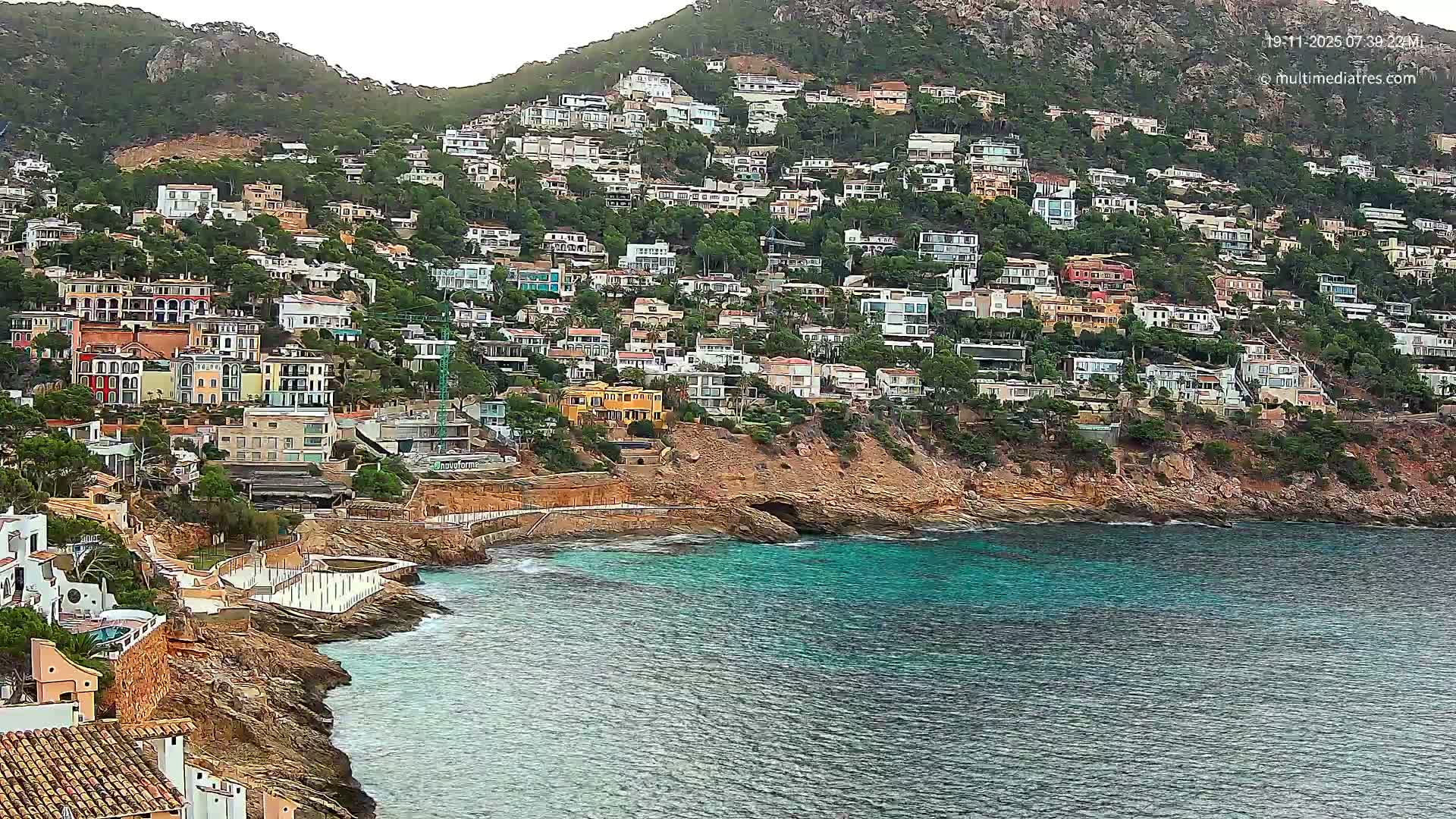 Mallorca, Port d' Andratx Cala Llamp (Cala Bay) Live Cam - Balearic Islands, Spain