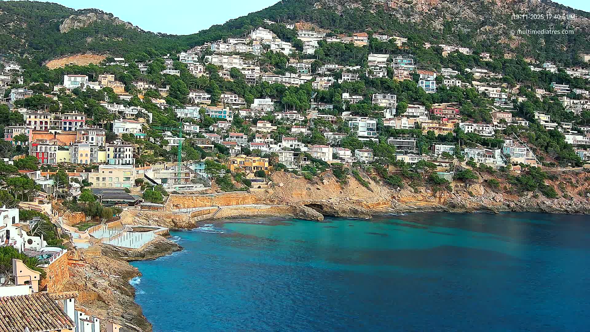 Mallorca, Port d' Andratx Cala Llamp (Cala Bay) Live Cam - Balearic Islands, Spain