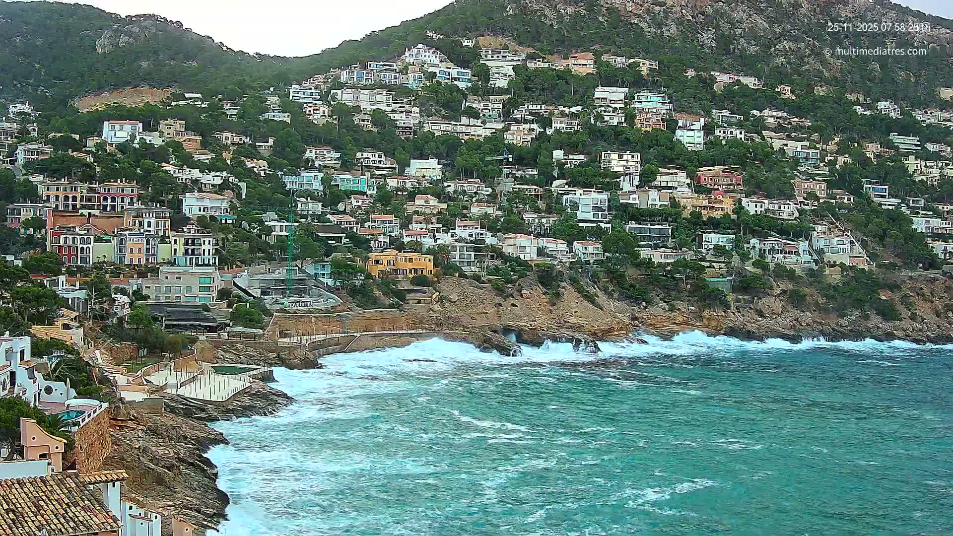 Mallorca, Port d' Andratx Cala Llamp (Cala Bay) Live Cam - Balearic Islands, Spain