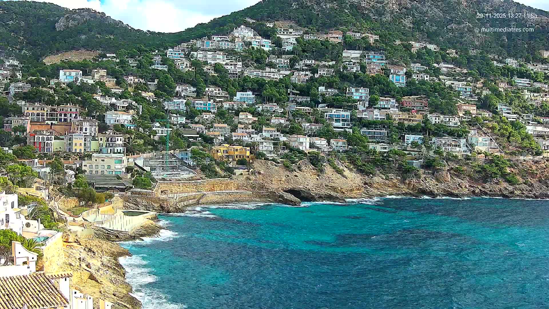 Mallorca, Port d' Andratx Cala Llamp (Cala Bay) Live Cam - Balearic Islands, Spain