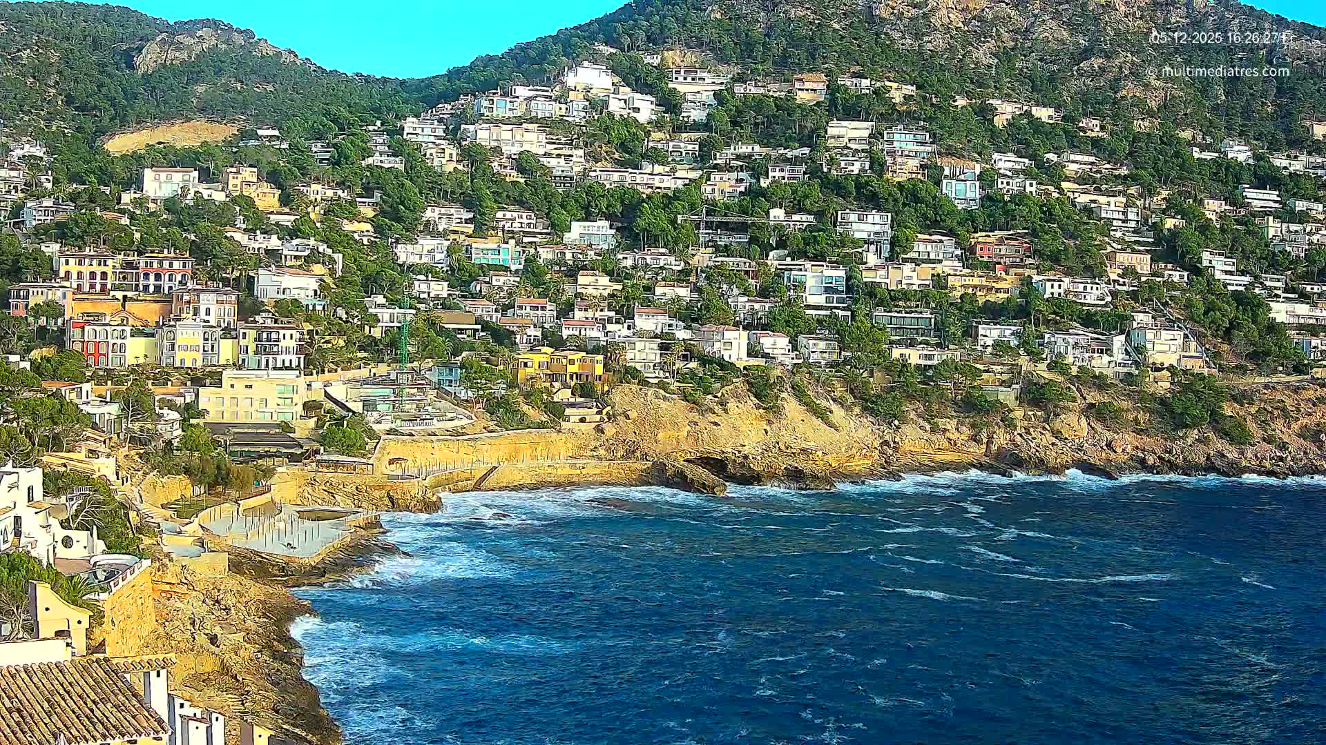 Mallorca, Port d' Andratx Cala Llamp (Cala Bay) Live Cam - Balearic Islands, Spain