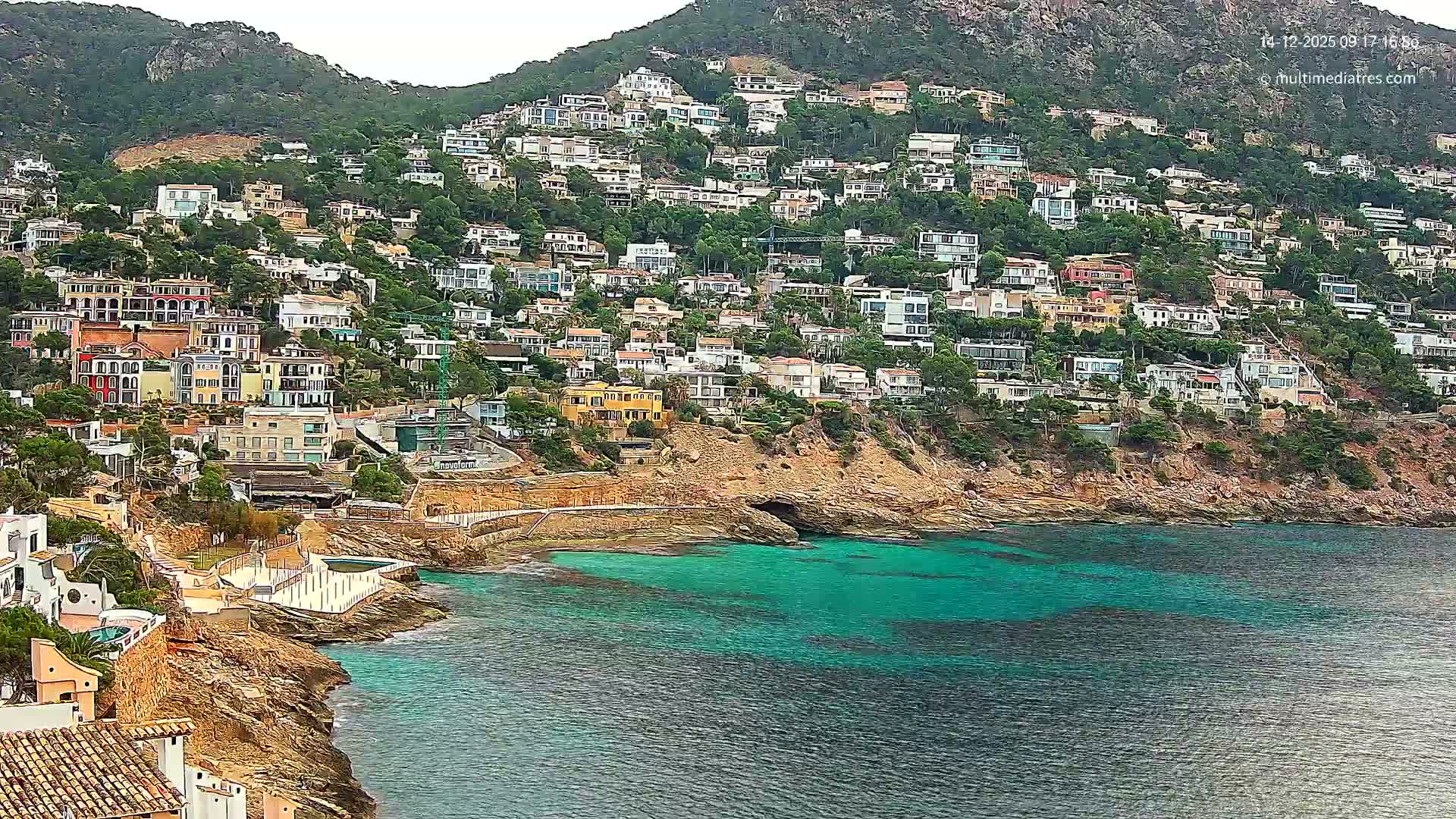 Mallorca, Port d' Andratx Cala Llamp (Cala Bay) Live Cam - Balearic Islands, Spain