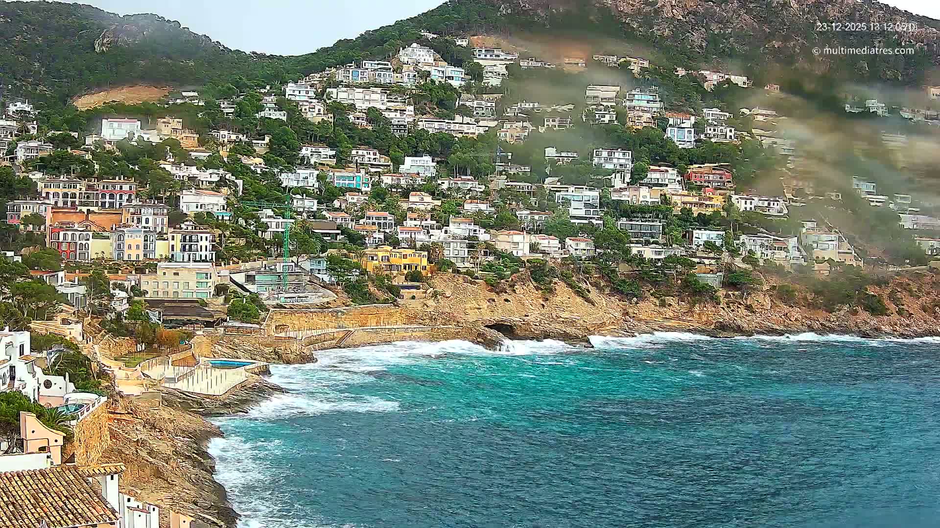 Mallorca, Port d' Andratx Cala Llamp (Cala Bay) Live Cam - Balearic Islands, Spain