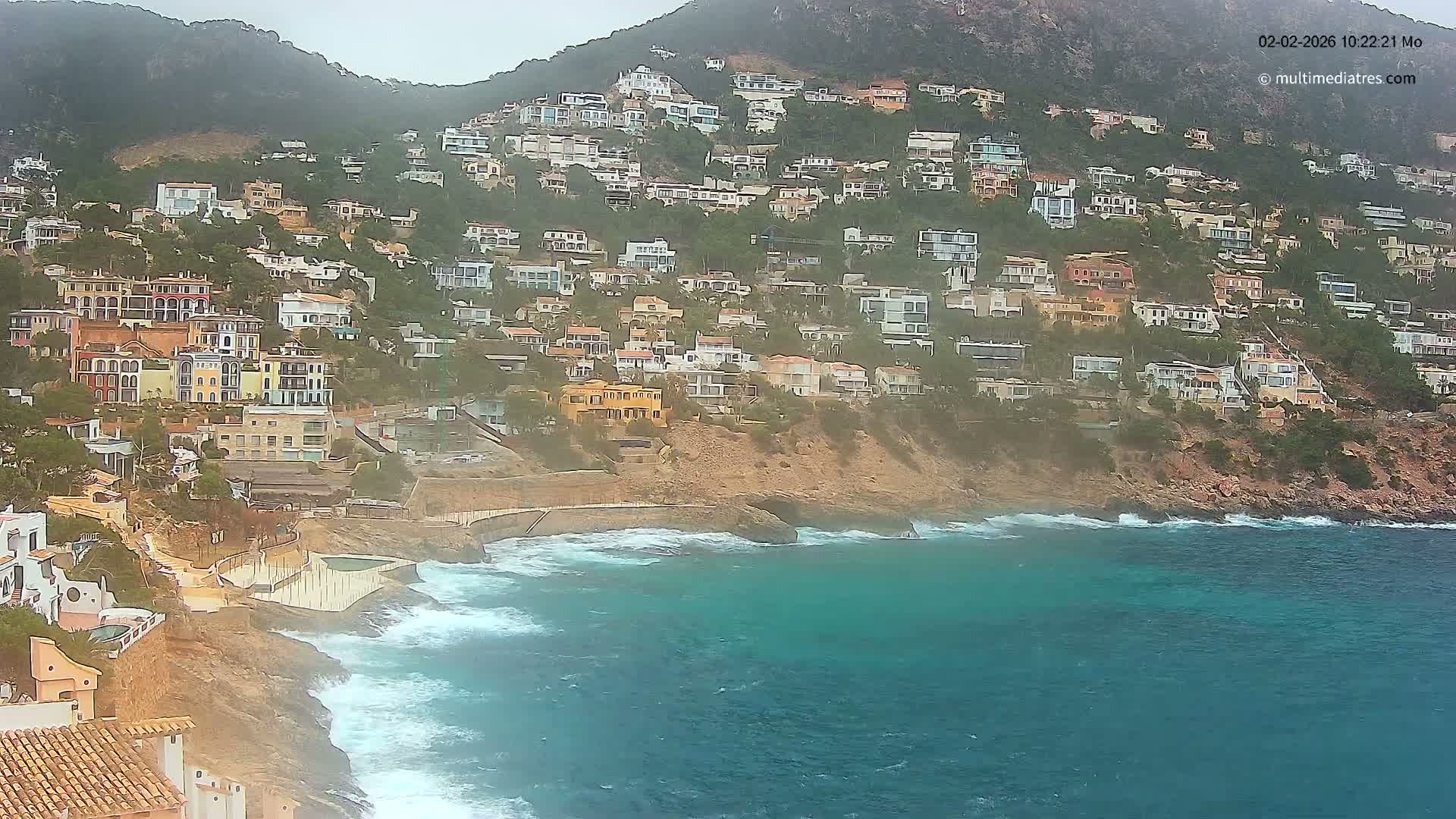 Mallorca, Port d' Andratx Cala Llamp (Cala Bay) Live Cam - Balearic Islands, Spain