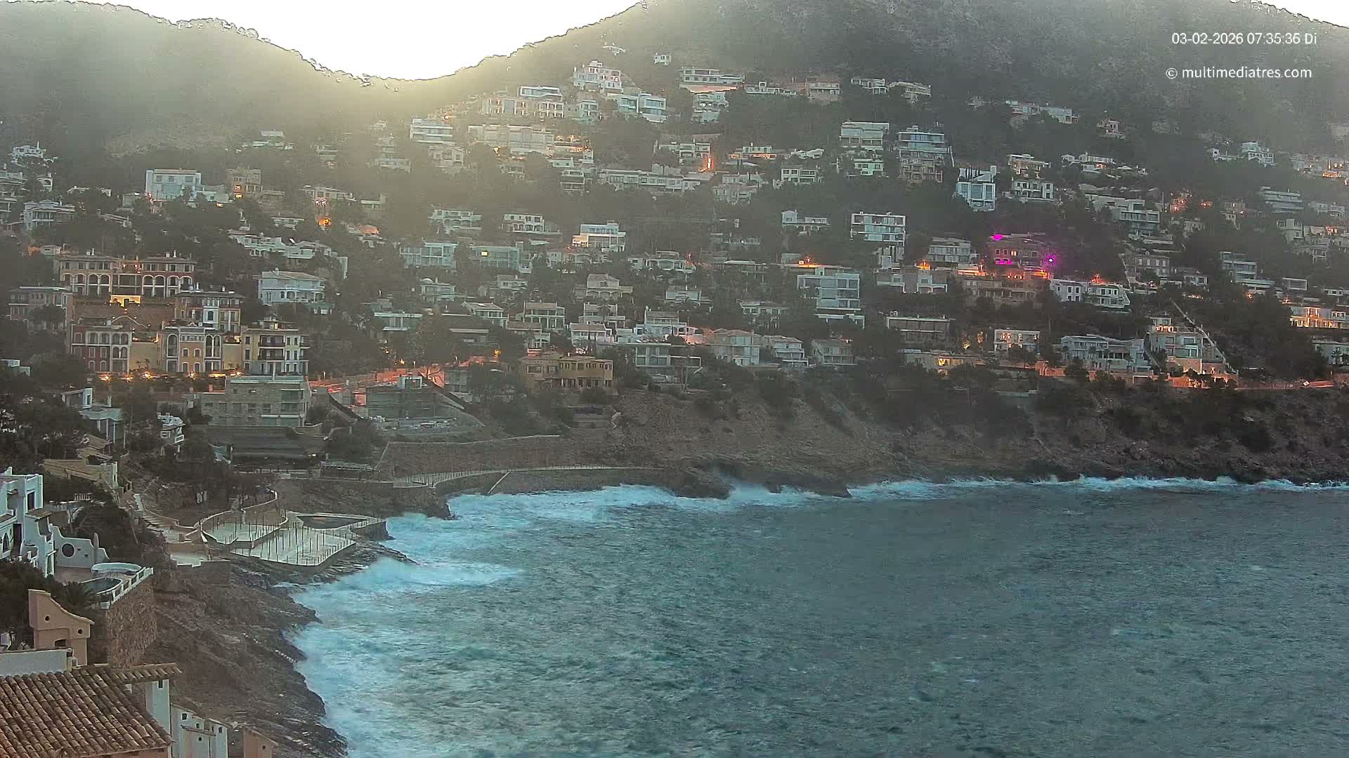 Mallorca, Port d' Andratx Cala Llamp (Cala Bay) Live Cam - Balearic Islands, Spain