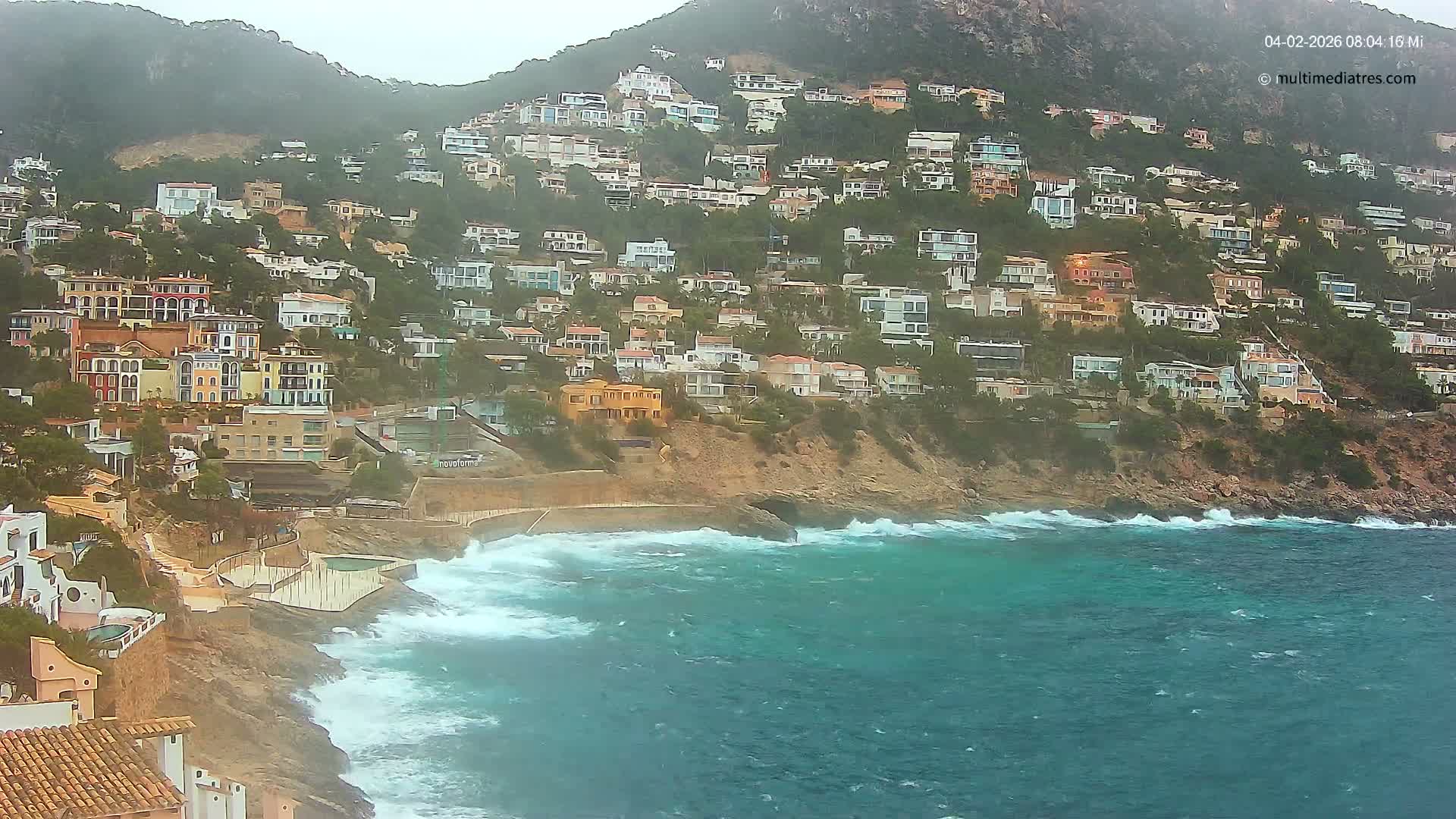 Mallorca, Port d' Andratx Cala Llamp (Cala Bay) Live Cam - Balearic Islands, Spain