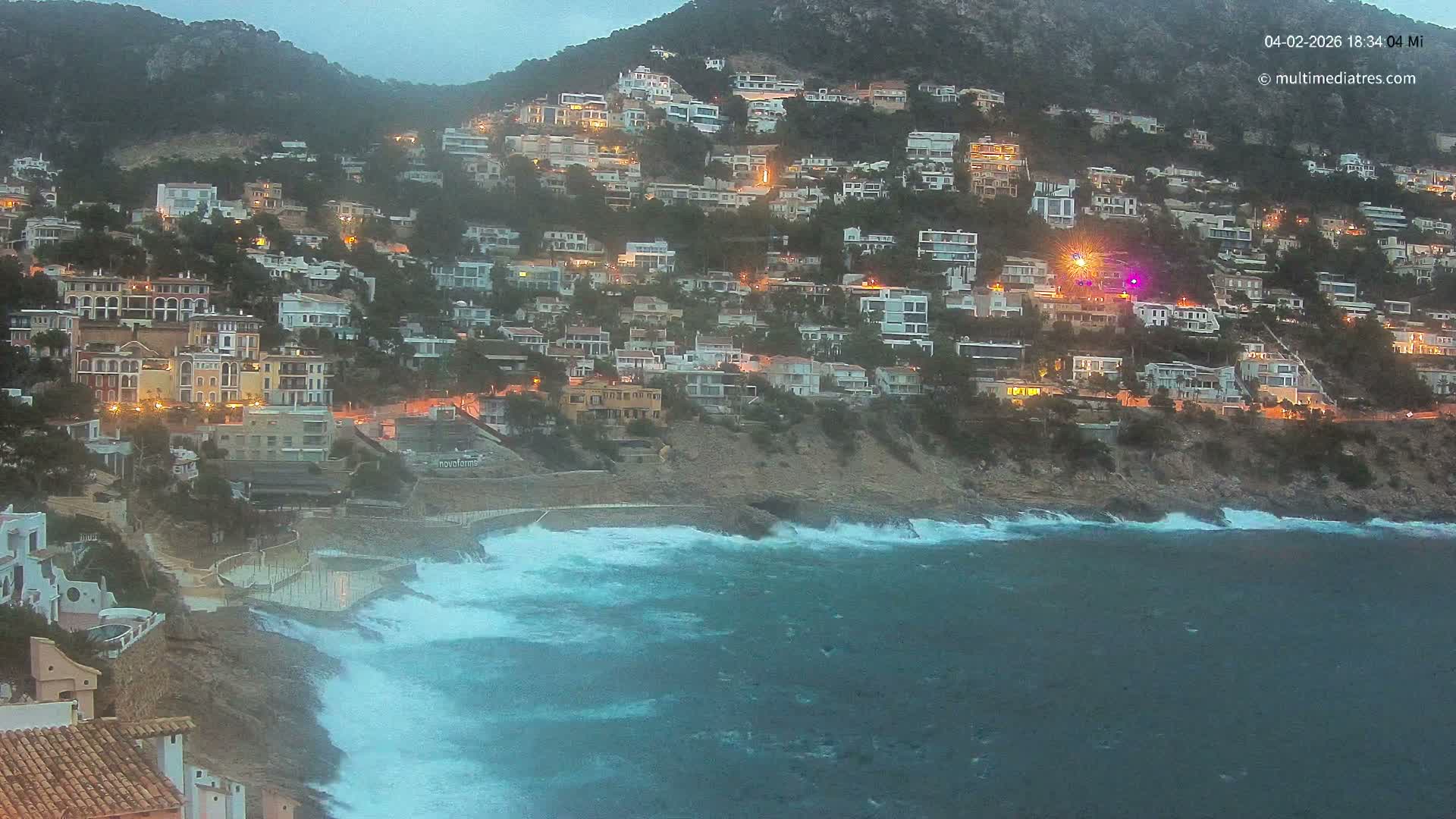 Mallorca, Port d' Andratx Cala Llamp (Cala Bay) Live Cam - Balearic Islands, Spain