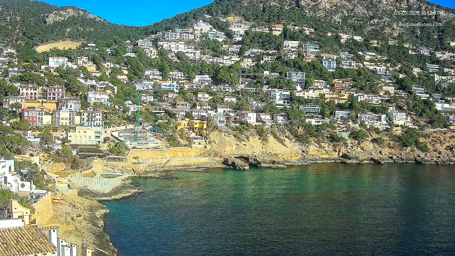 Mallorca, Port d' Andratx Cala Llamp (Cala Bay) Live Cam - Balearic Islands, Spain