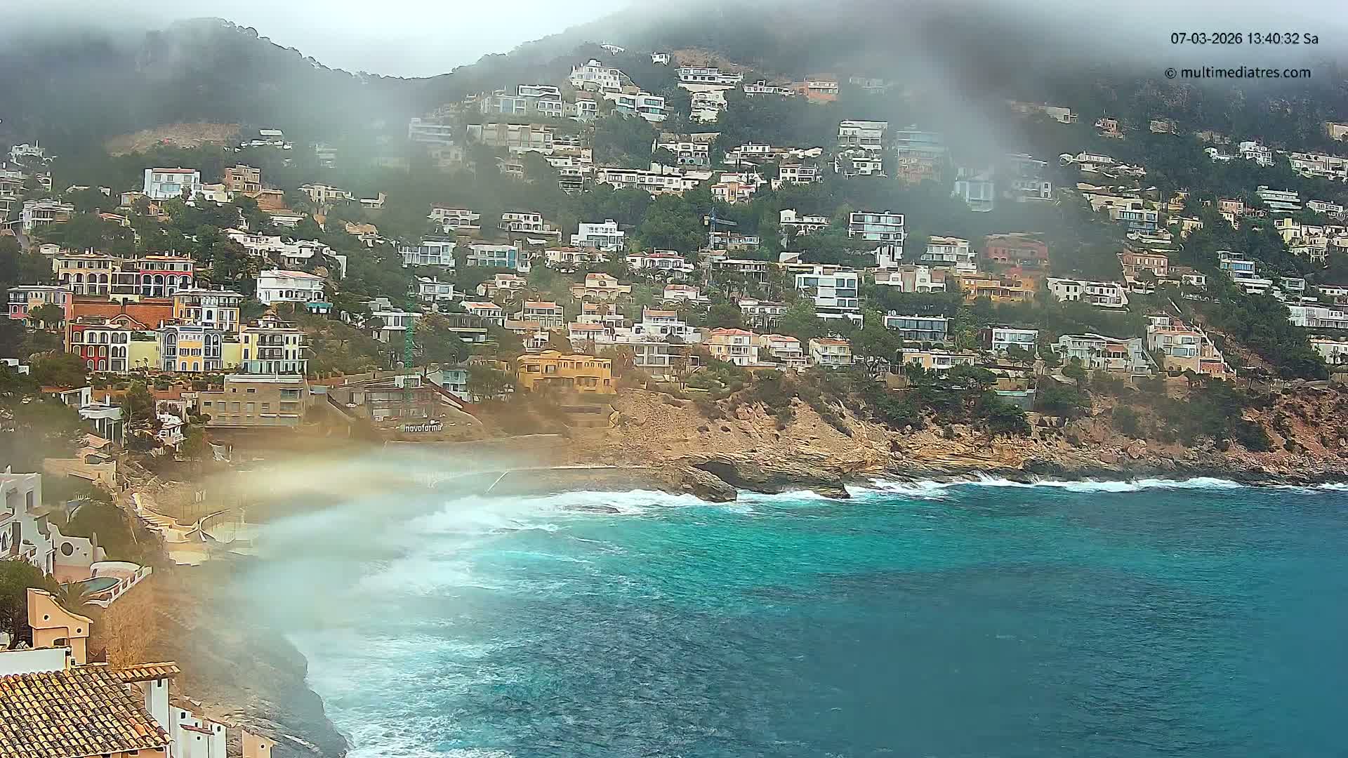Mallorca, Port d' Andratx Cala Llamp (Cala Bay) Live Cam - Balearic Islands, Spain