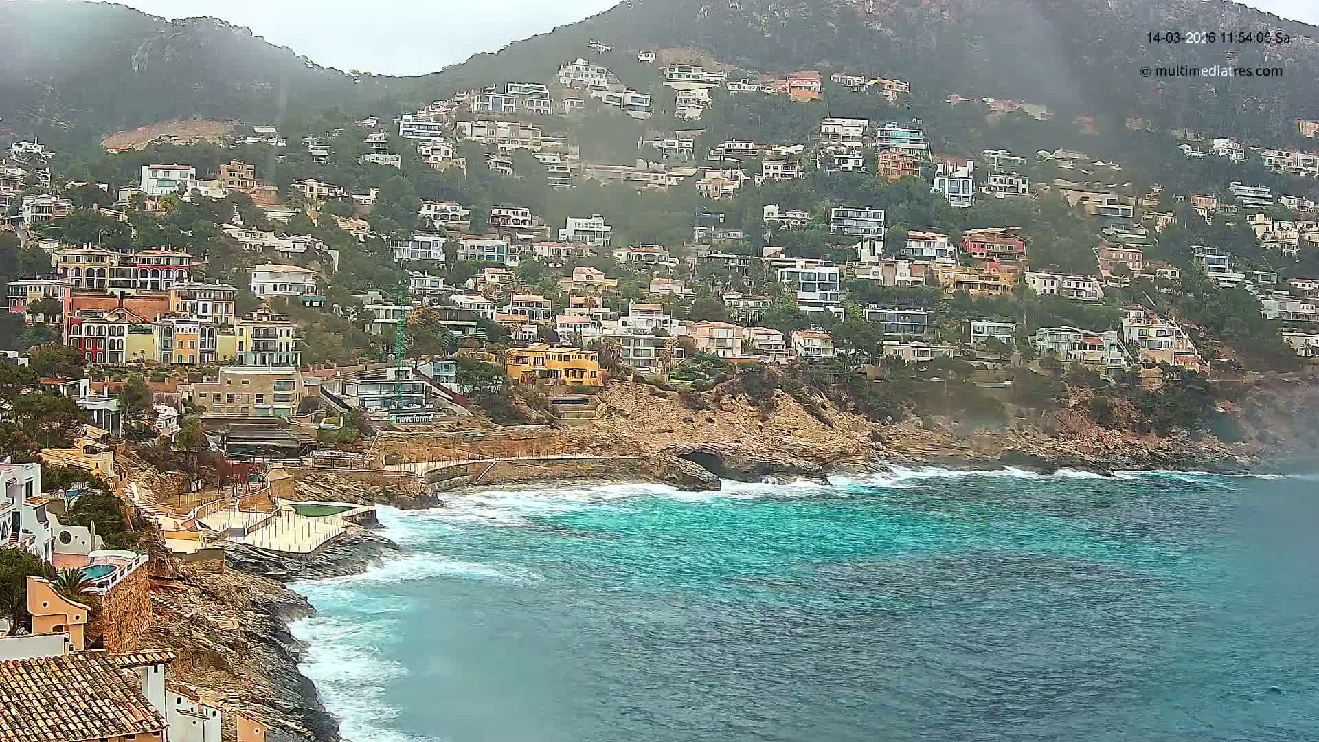 Mallorca, Port d' Andratx Cala Llamp (Cala Bay) Live Cam - Balearic Islands, Spain
