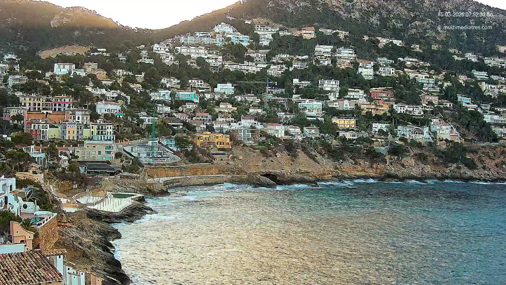 Mallorca, Port d' Andratx Cala Llamp (Cala Bay) Live Cam - Balearic Islands, Spain