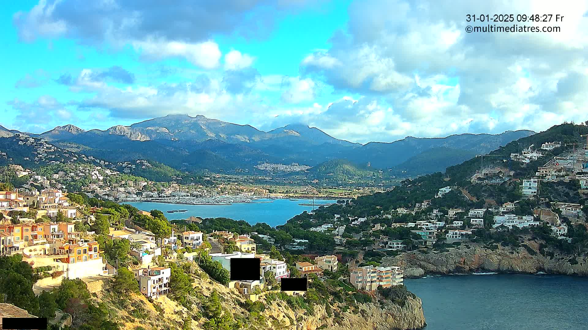 Mallorca Port d'Andratx  La Mola Live Cam - Balearic Islands, Spain