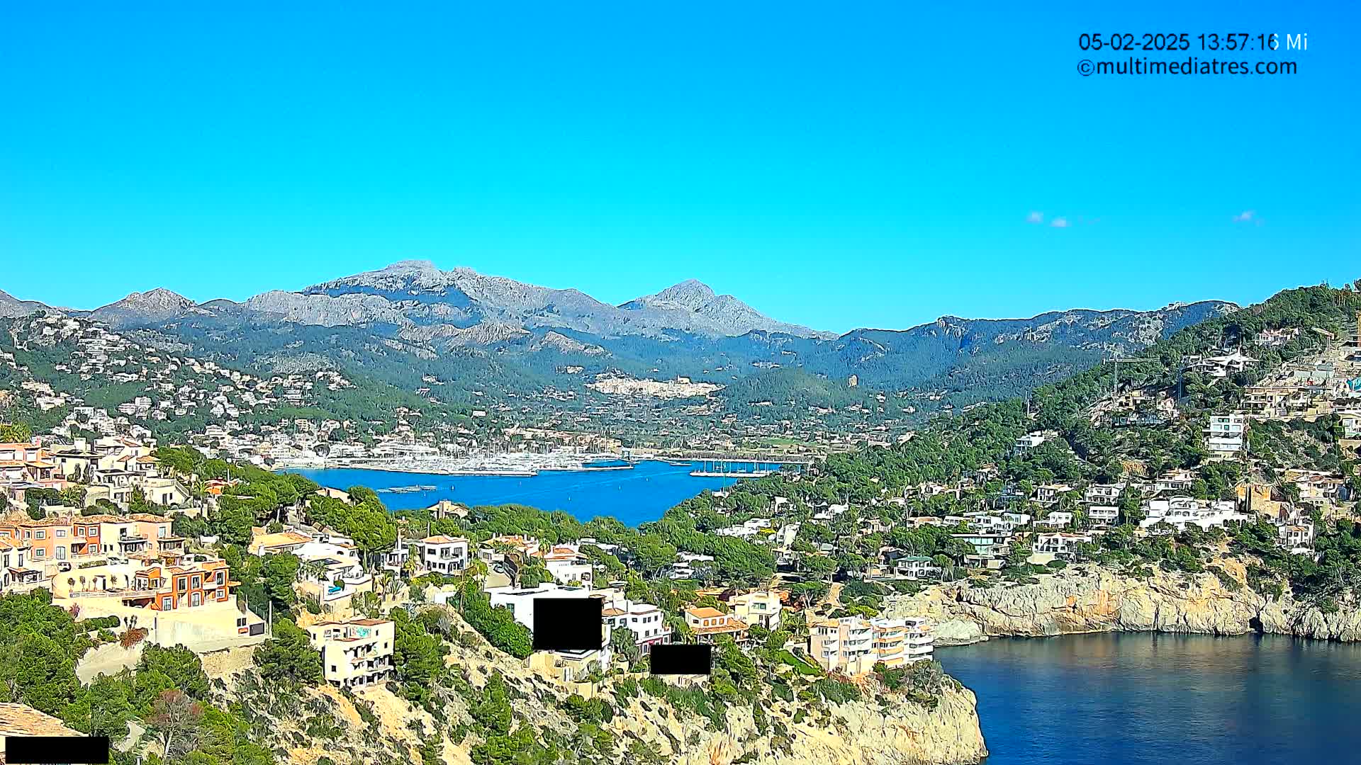 Mallorca Port d'Andratx  La Mola Live Cam - Balearic Islands, Spain