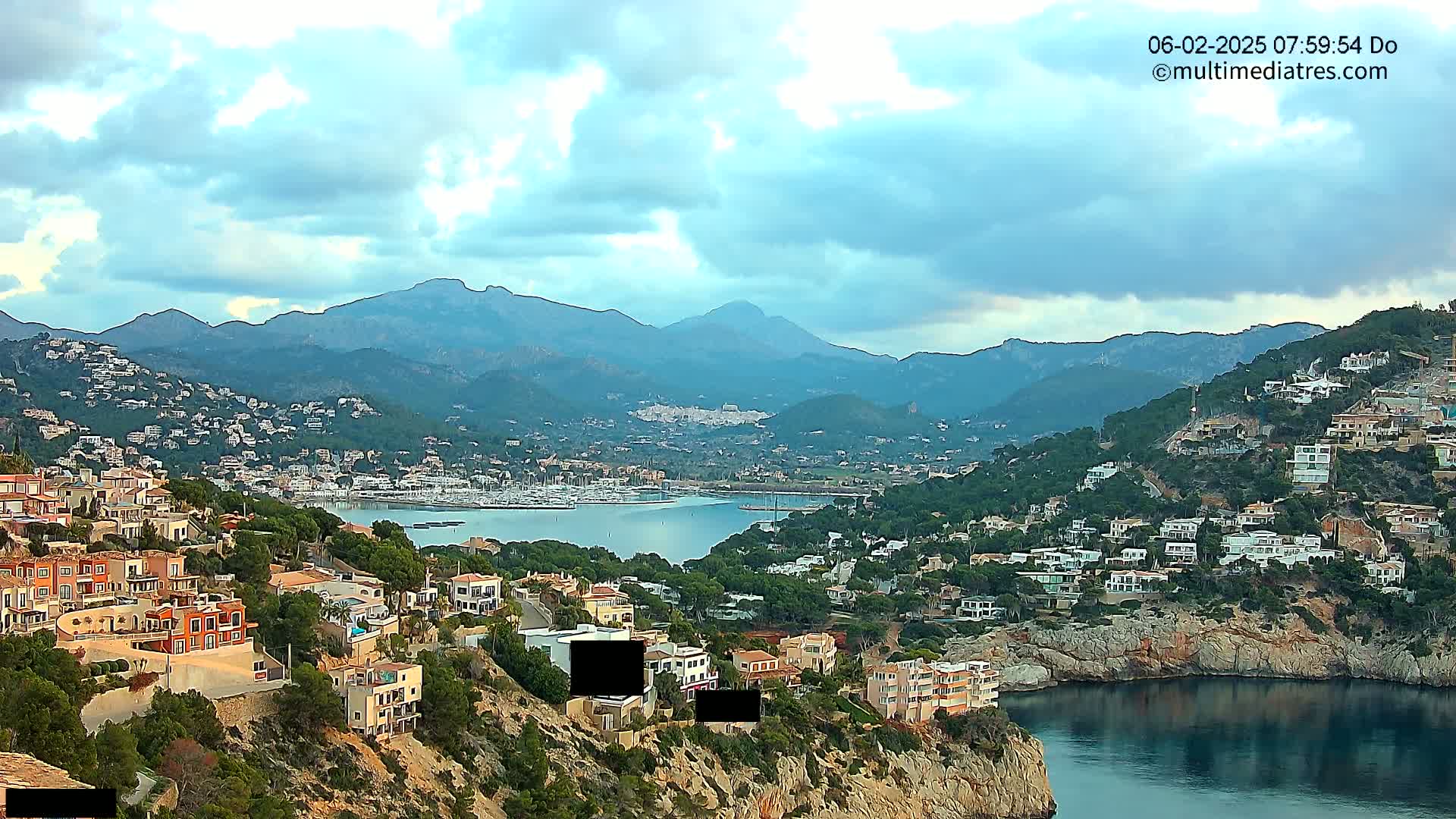 Mallorca Port d'Andratx  La Mola Live Cam - Balearic Islands, Spain