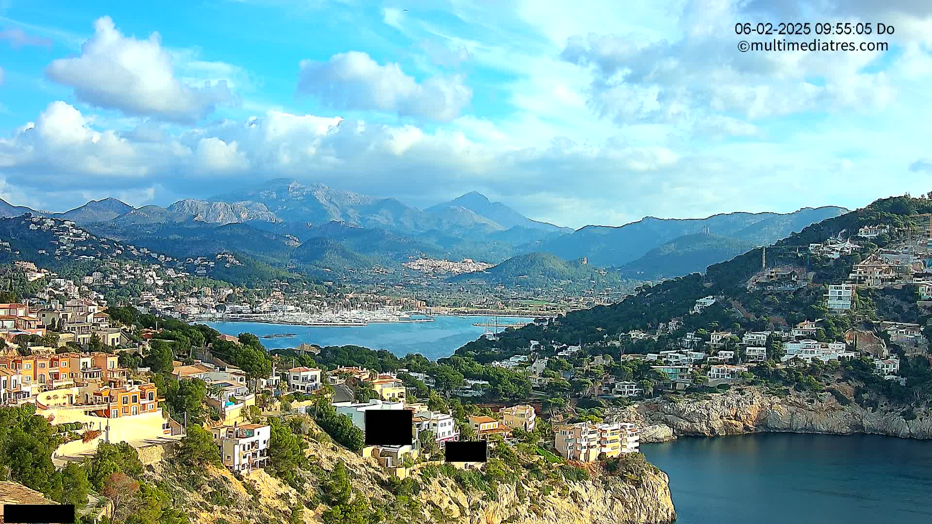 Mallorca Port d'Andratx  La Mola Live Cam - Balearic Islands, Spain