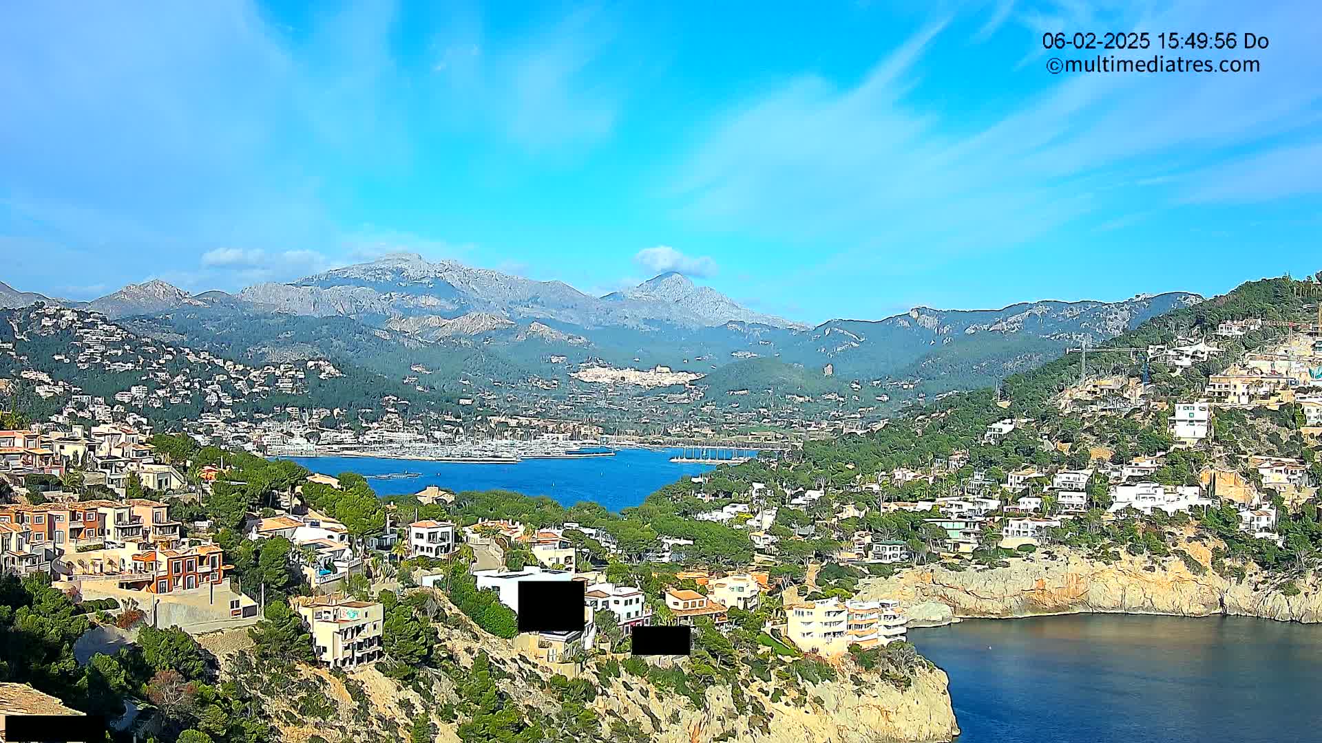 Mallorca Port d'Andratx  La Mola Live Cam - Balearic Islands, Spain