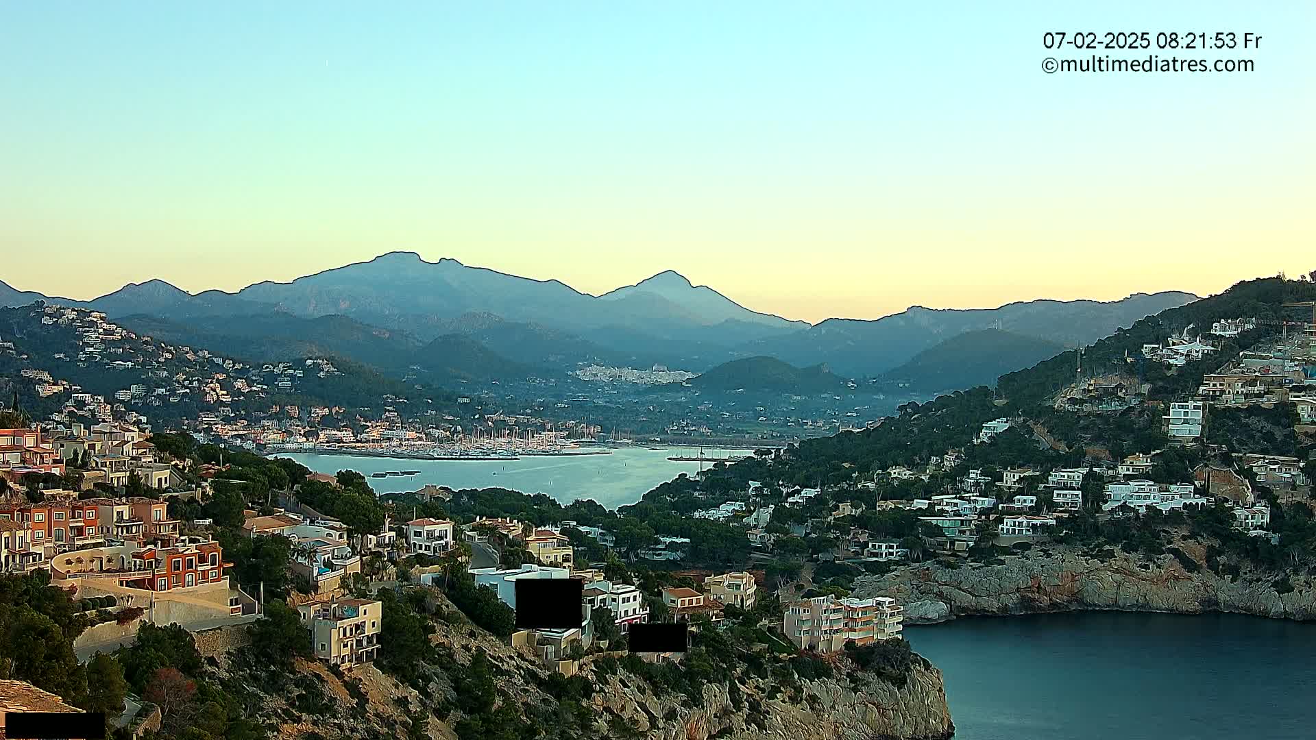 Mallorca Port d'Andratx  La Mola Live Cam - Balearic Islands, Spain