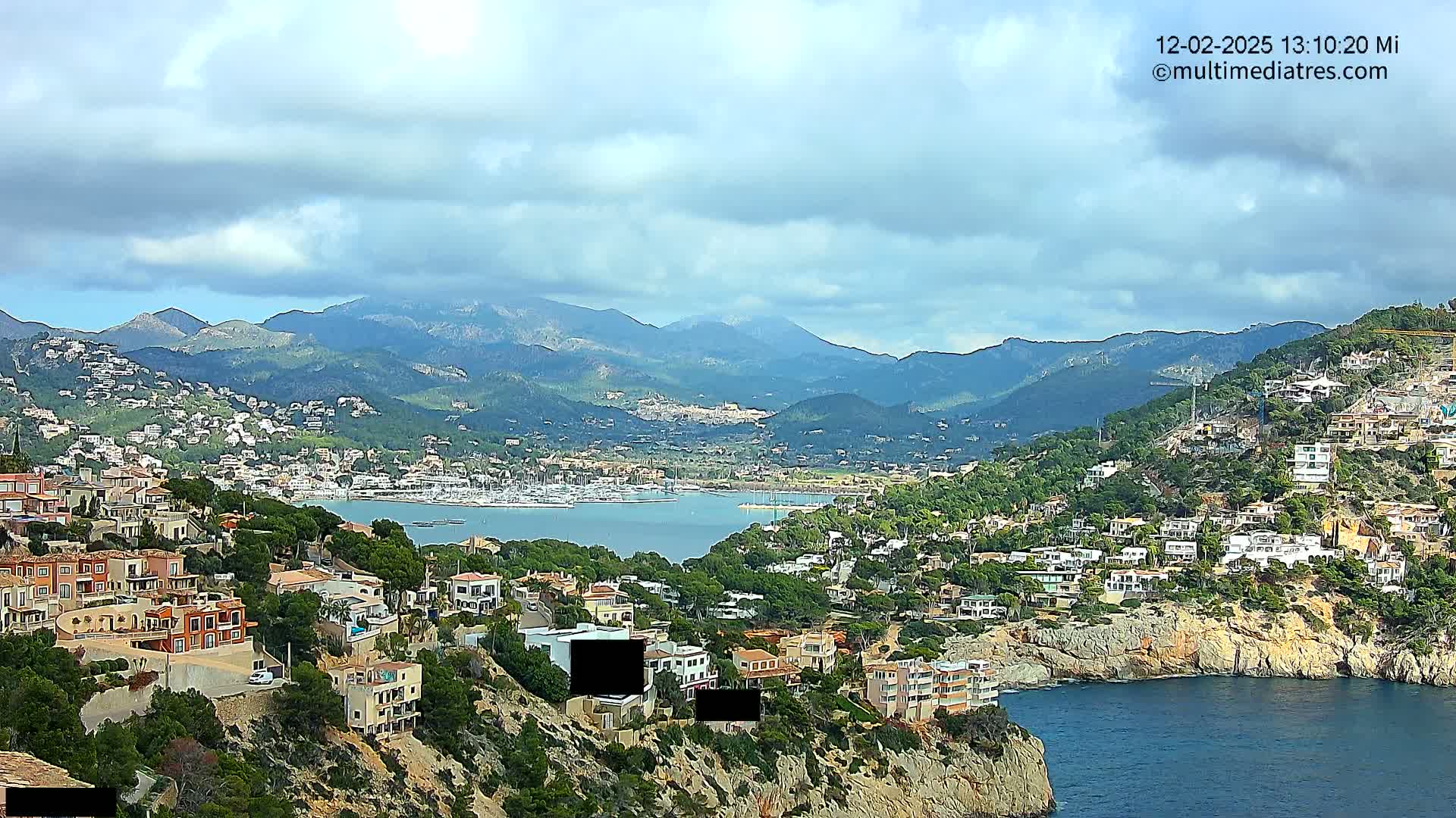 Mallorca Port d'Andratx  La Mola Live Cam - Balearic Islands, Spain