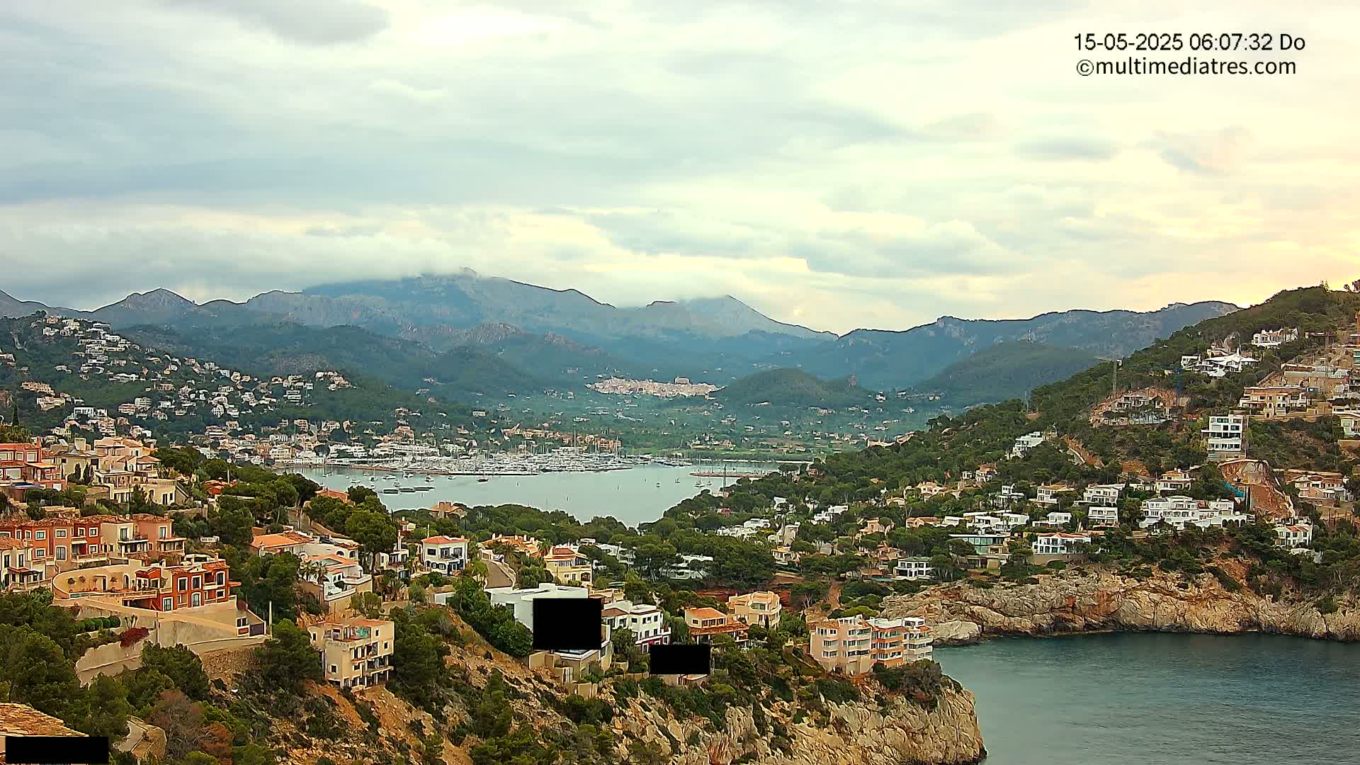 Mallorca Port d'Andratx  La Mola Live Cam - Balearic Islands, Spain