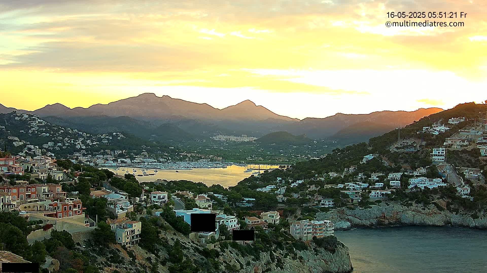 Mallorca Port d'Andratx  La Mola Live Cam - Balearic Islands, Spain