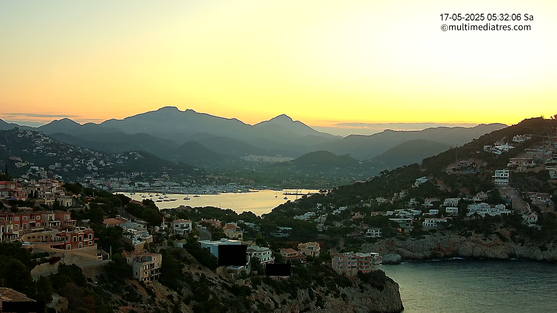 Mallorca Port d'Andratx  La Mola Live Cam - Balearic Islands, Spain