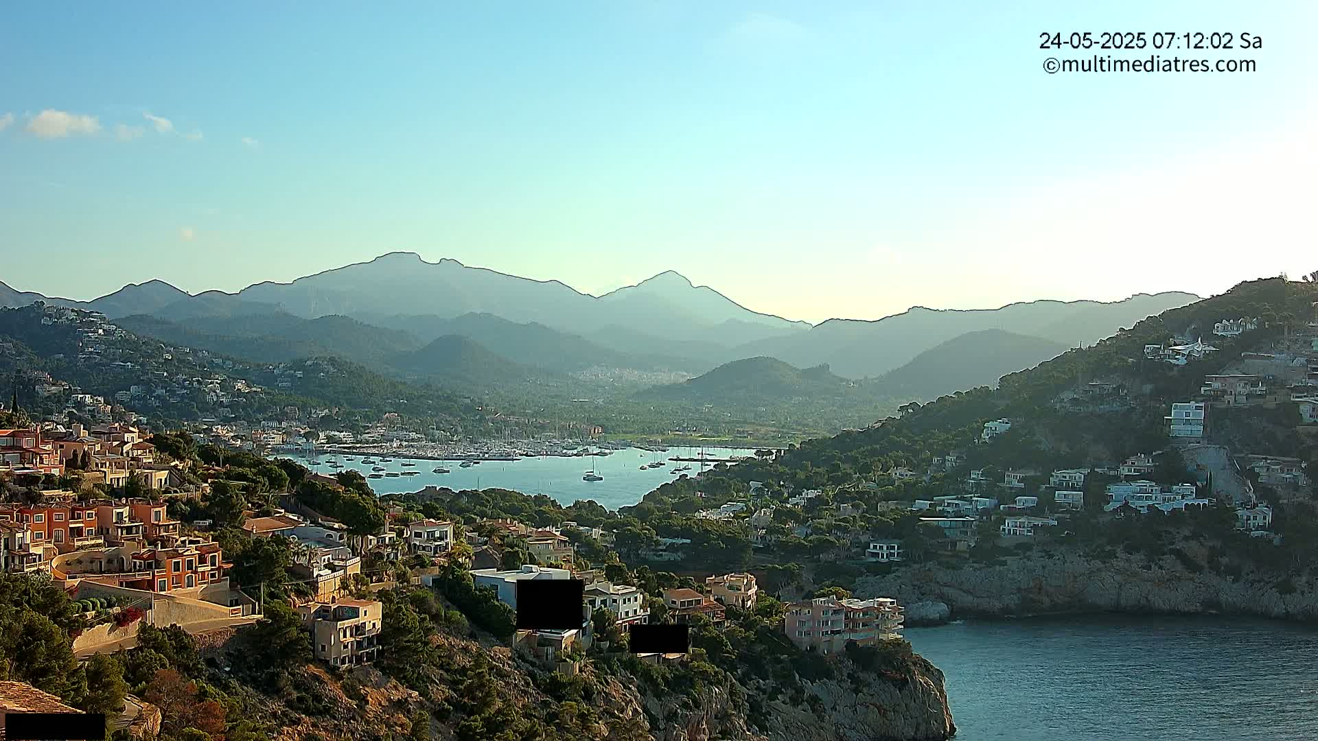 Mallorca Port d'Andratx  La Mola Live Cam - Balearic Islands, Spain