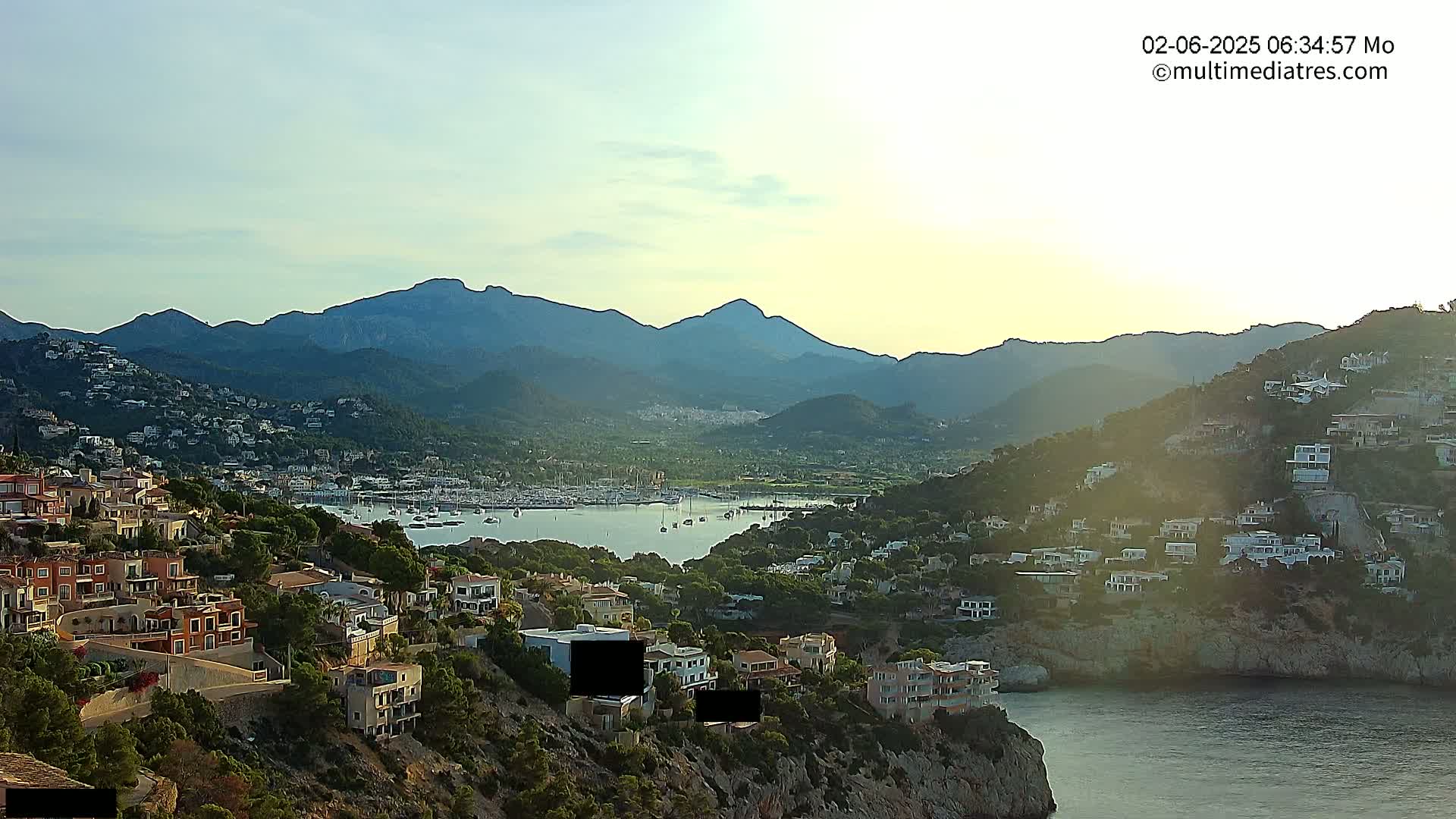 Mallorca Port d'Andratx  La Mola Live Cam - Balearic Islands, Spain