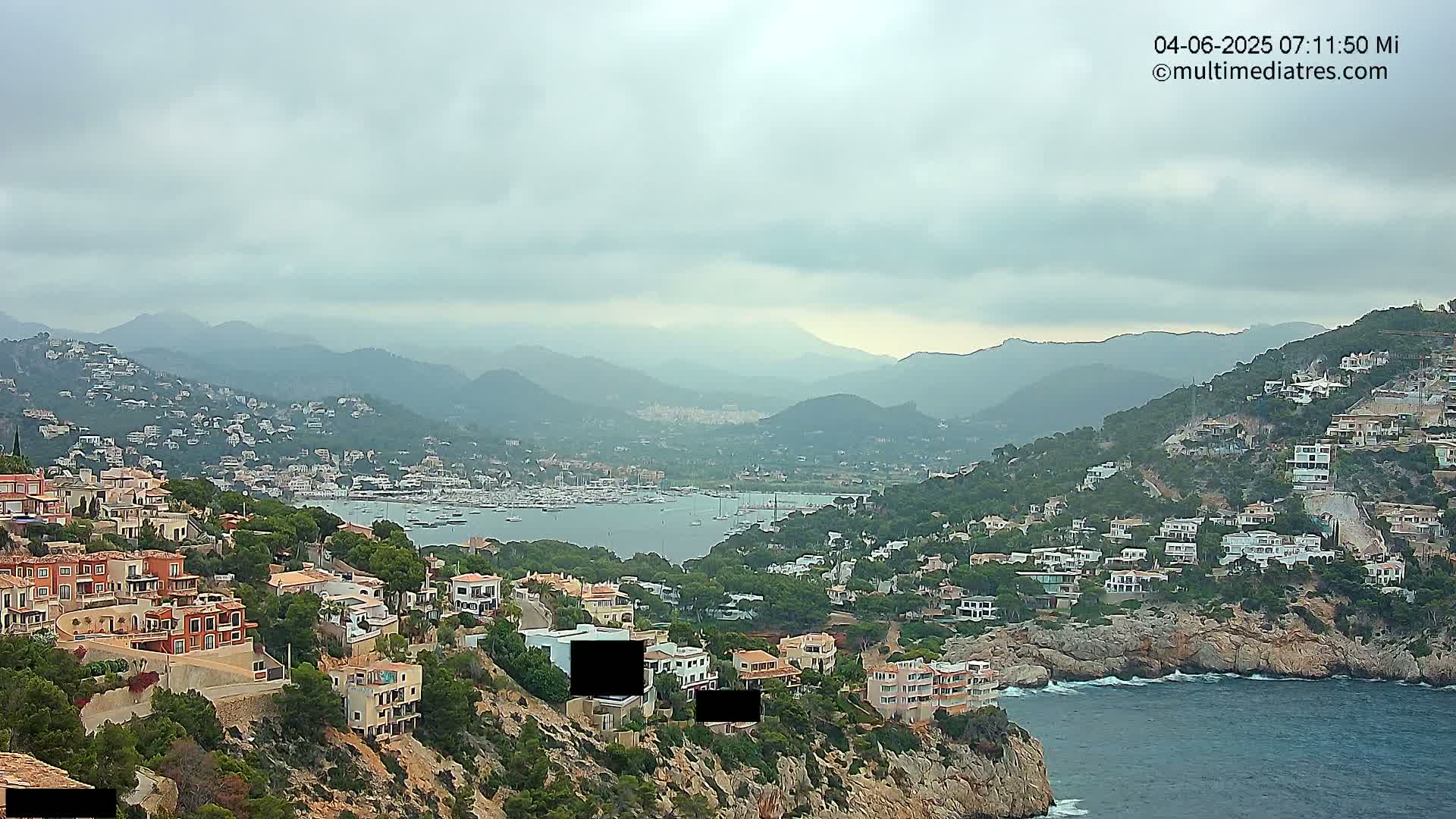 Mallorca Port d'Andratx  La Mola Live Cam - Balearic Islands, Spain