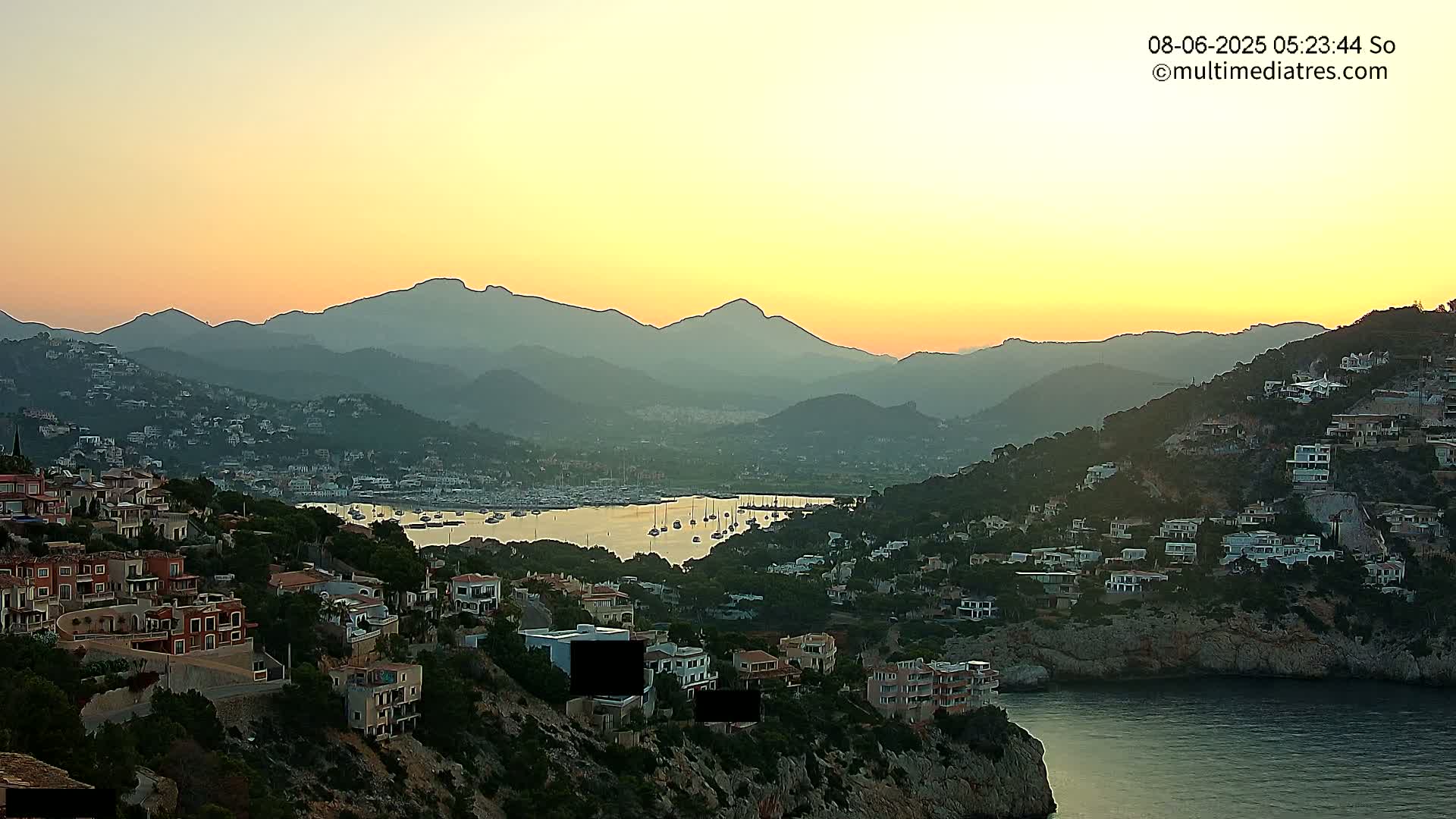 Mallorca Port d'Andratx  La Mola Live Cam - Balearic Islands, Spain