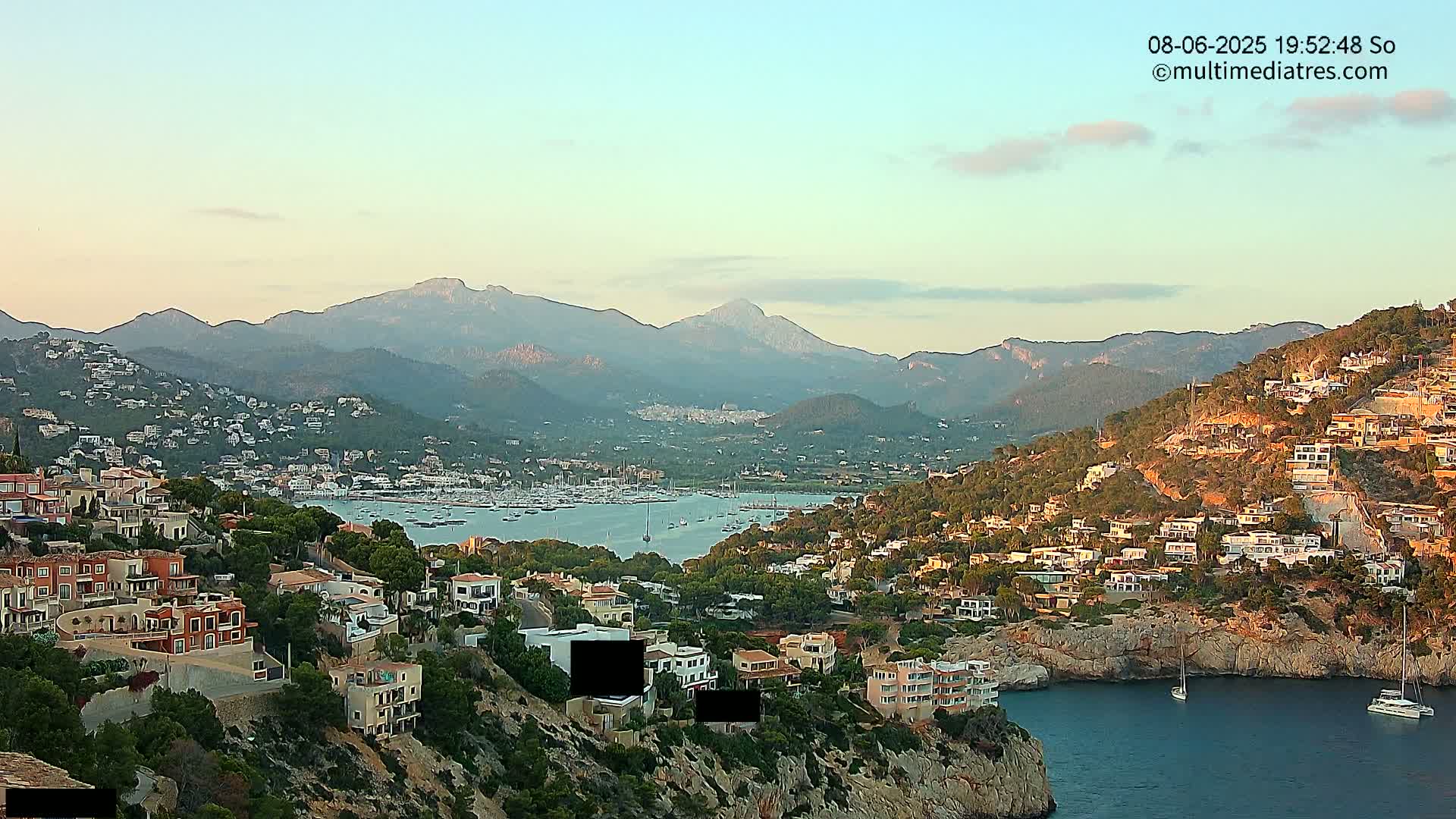 Mallorca Port d'Andratx  La Mola Live Cam - Balearic Islands, Spain