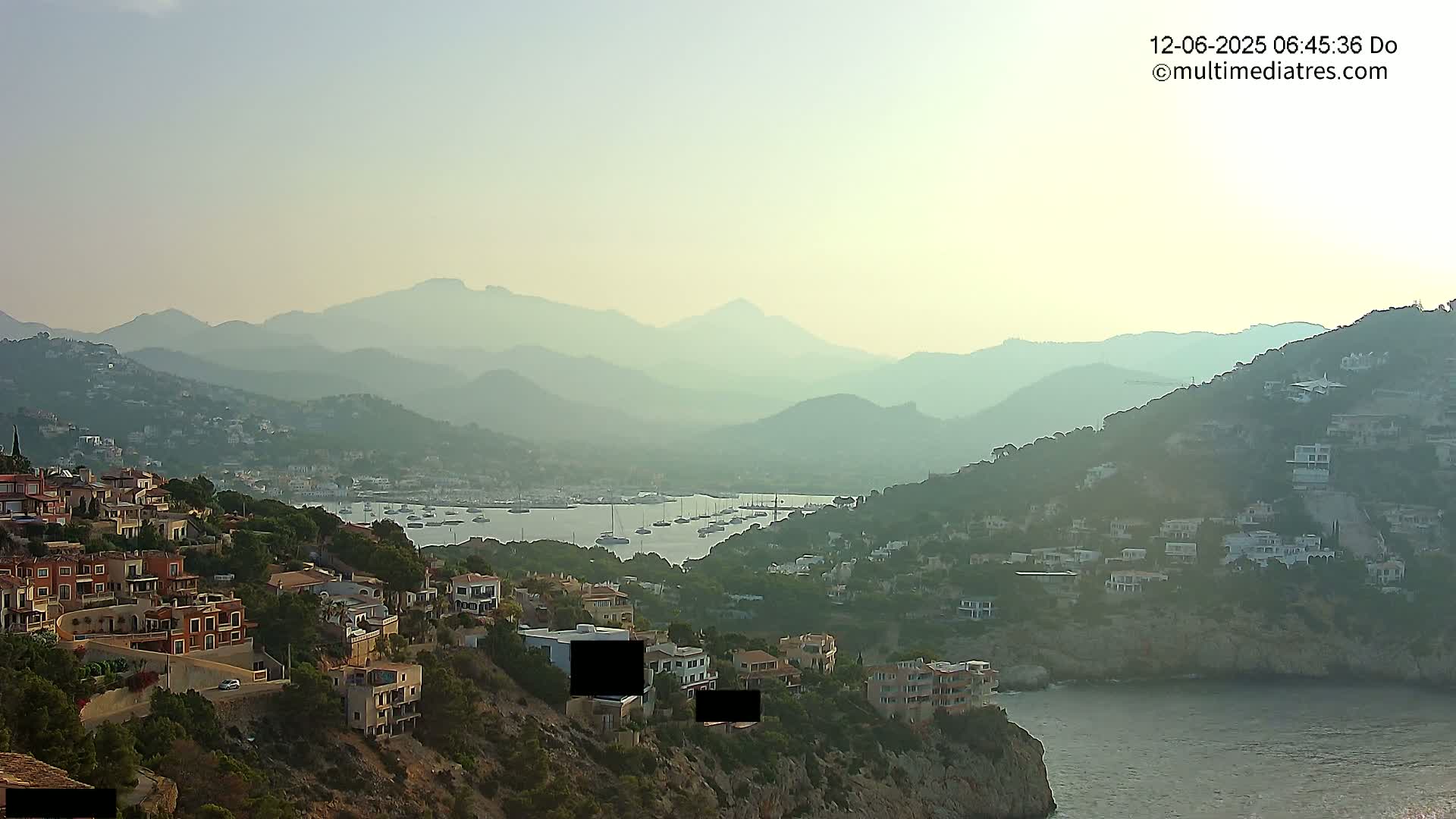 Mallorca Port d'Andratx  La Mola Live Cam - Balearic Islands, Spain