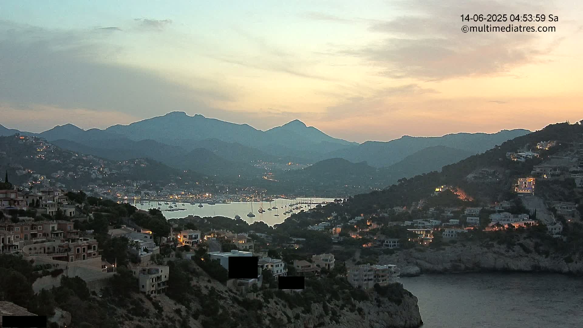 Mallorca Port d'Andratx  La Mola Live Cam - Balearic Islands, Spain