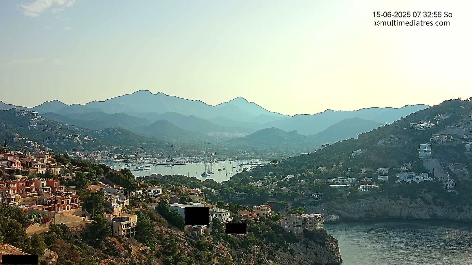 Mallorca Port d'Andratx  La Mola Live Cam - Balearic Islands, Spain