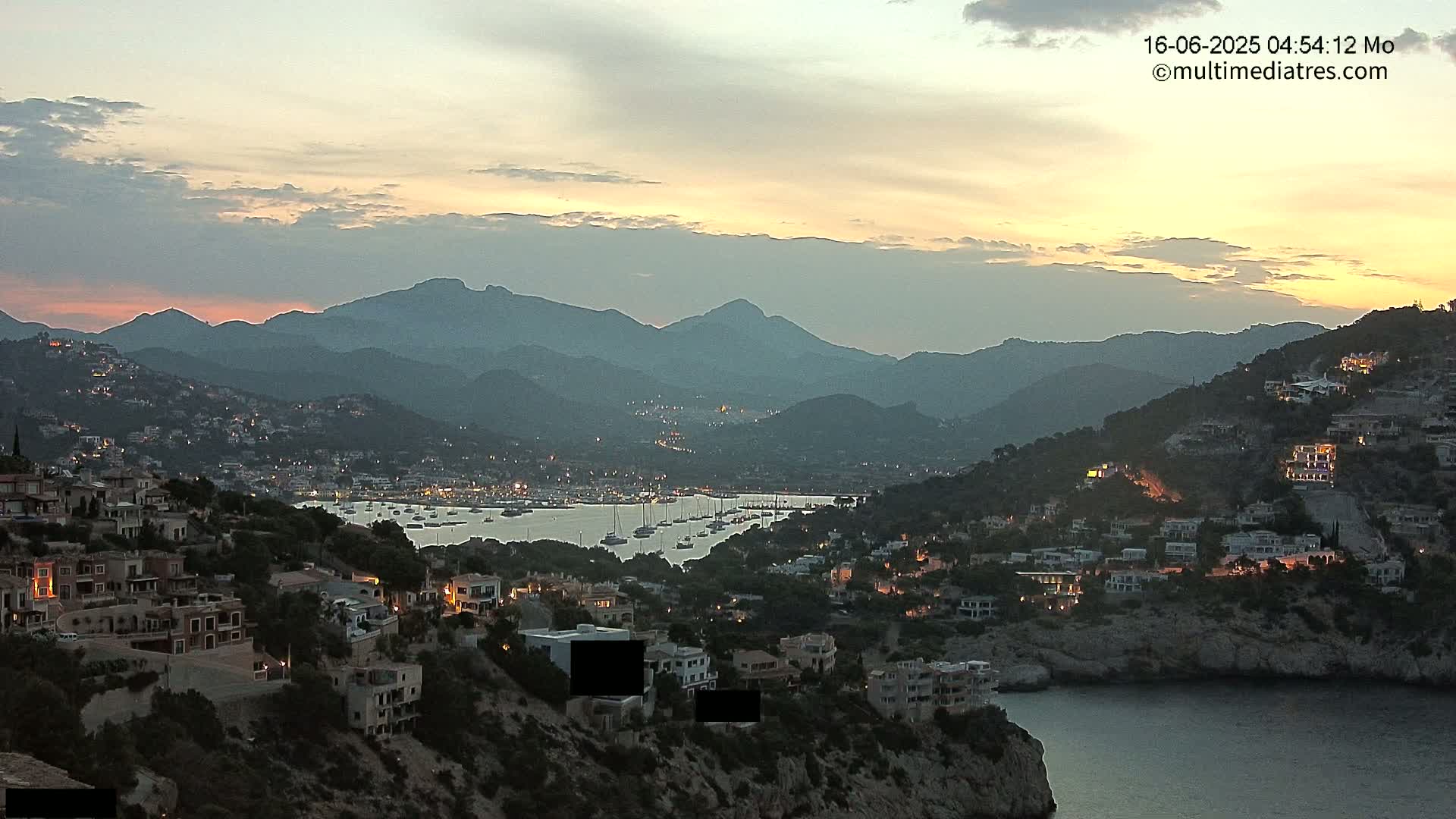 Mallorca Port d'Andratx  La Mola Live Cam - Balearic Islands, Spain
