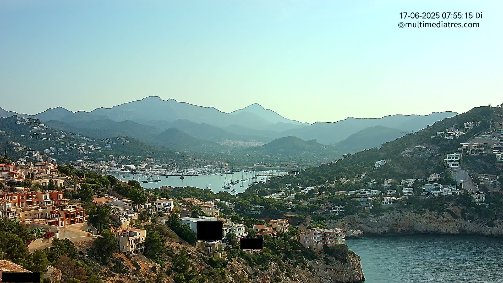 Mallorca Port d'Andratx  La Mola Live Cam - Balearic Islands, Spain