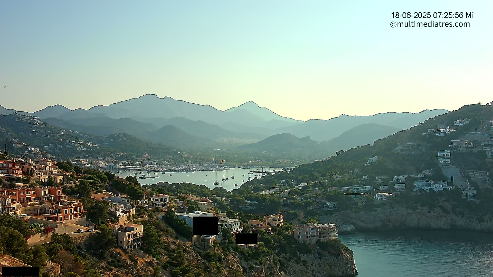 Mallorca Port d'Andratx  La Mola Live Cam - Balearic Islands, Spain