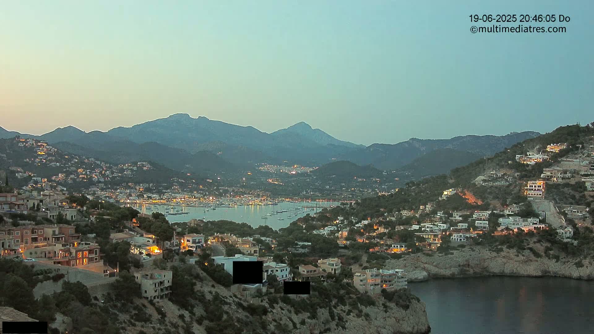 Mallorca Port d'Andratx  La Mola Live Cam - Balearic Islands, Spain