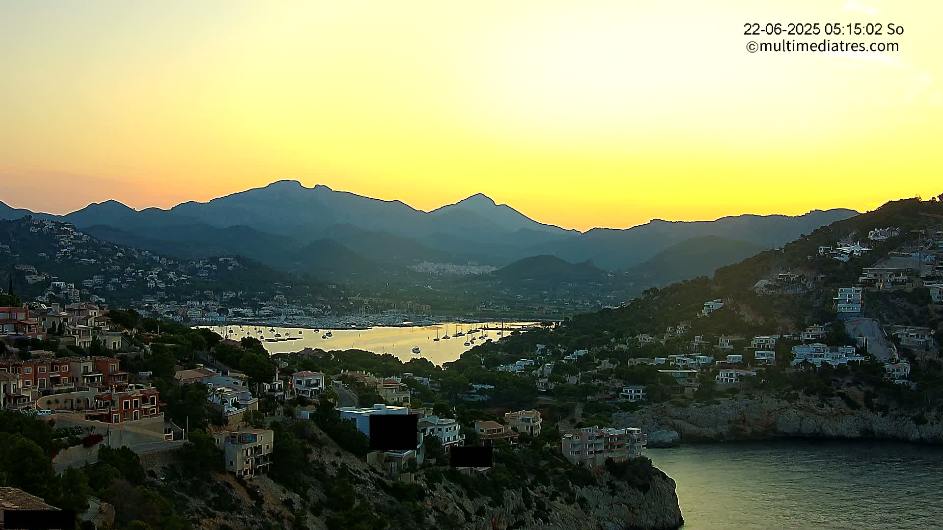 Mallorca Port d'Andratx  La Mola Live Cam - Balearic Islands, Spain