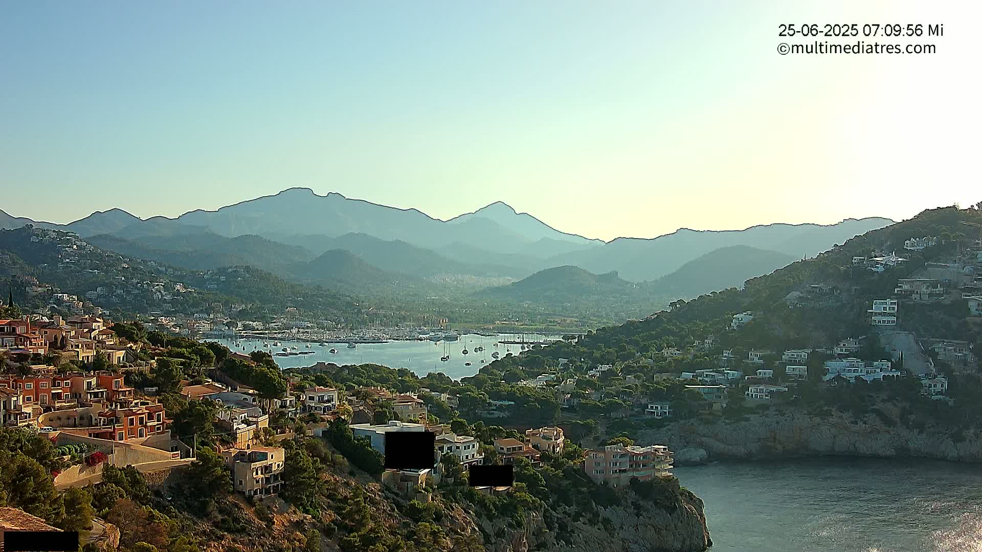 Mallorca Port d'Andratx  La Mola Live Cam - Balearic Islands, Spain