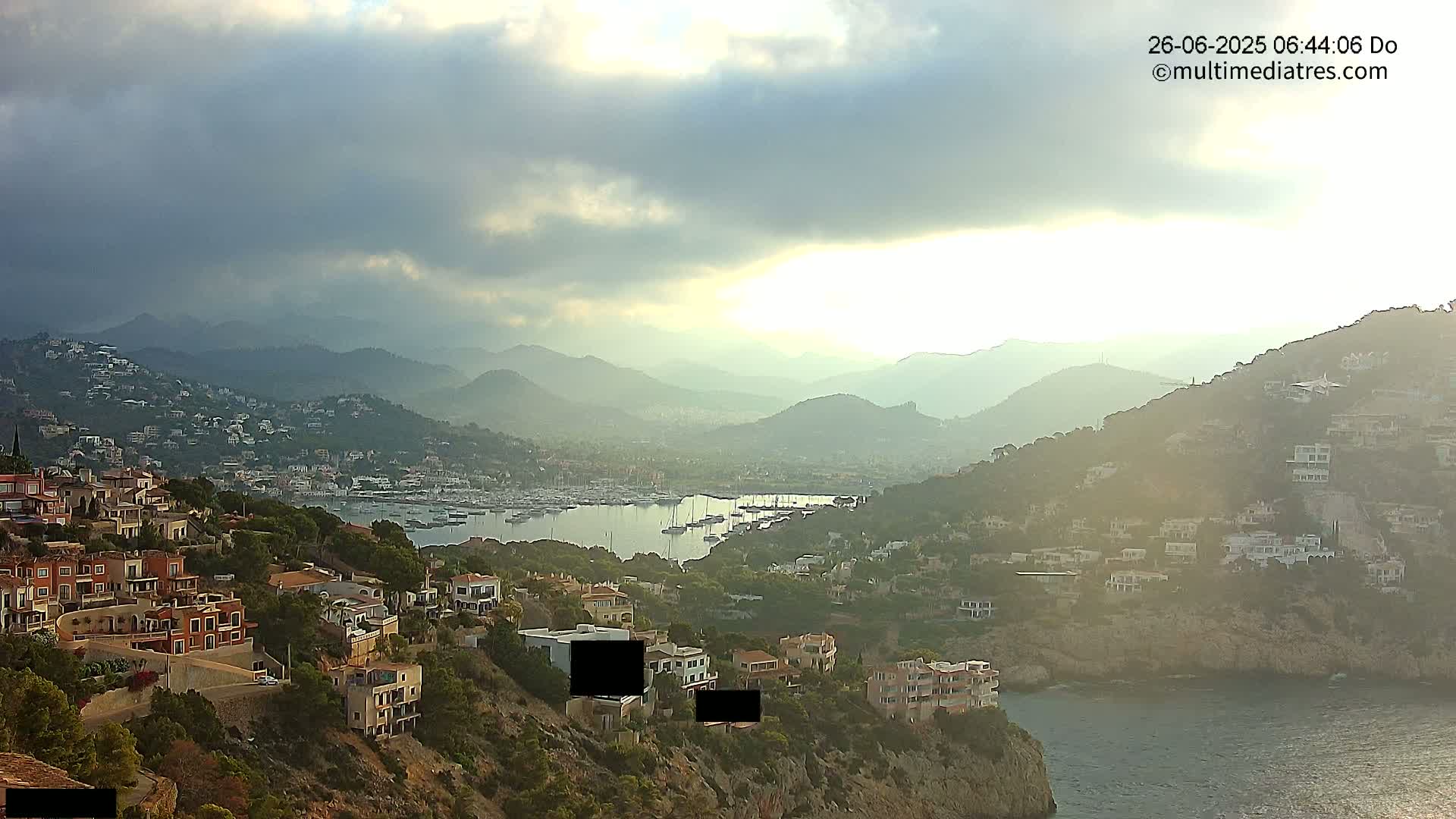 Mallorca Port d'Andratx  La Mola Live Cam - Balearic Islands, Spain