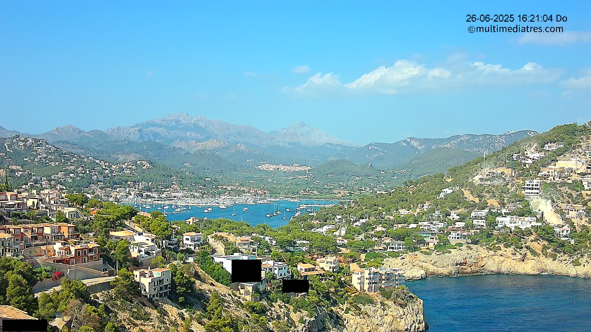 Mallorca Port d'Andratx  La Mola Live Cam - Balearic Islands, Spain
