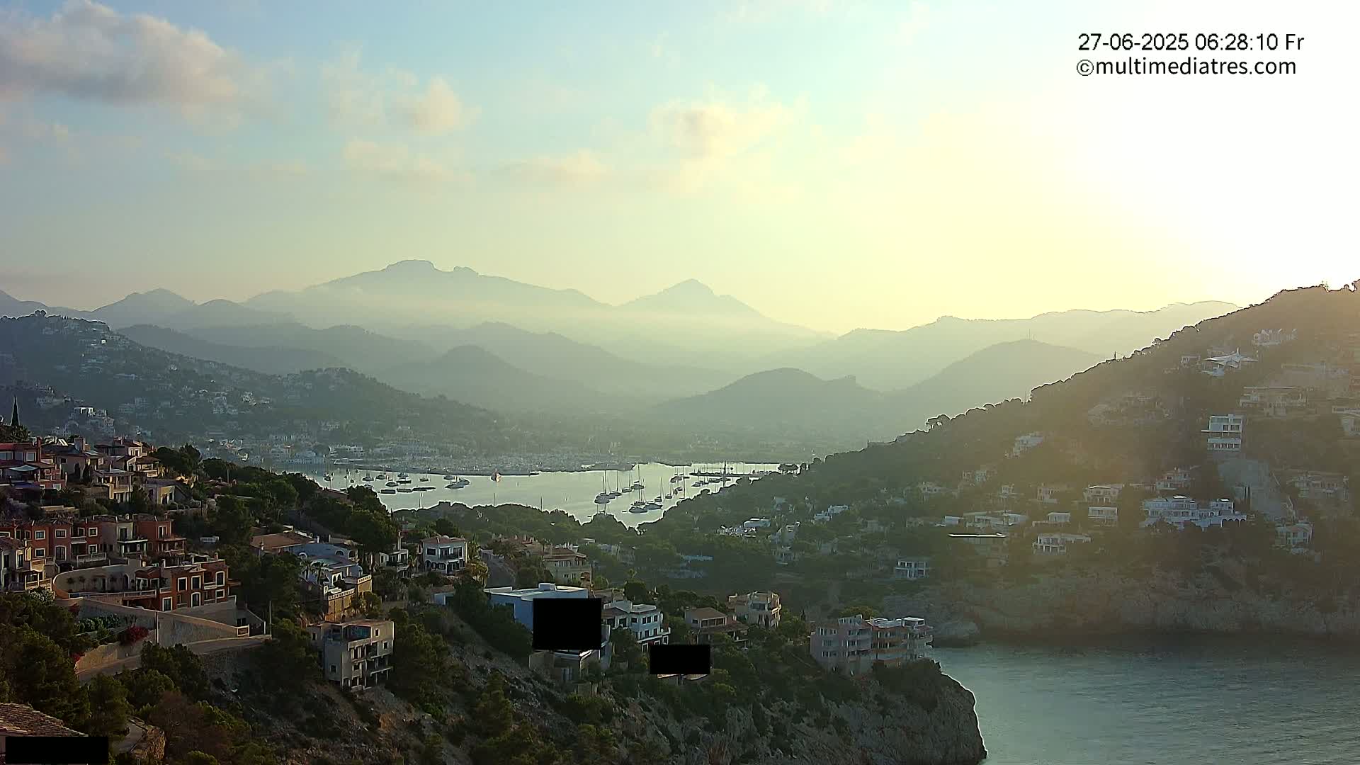 Mallorca Port d'Andratx  La Mola Live Cam - Balearic Islands, Spain
