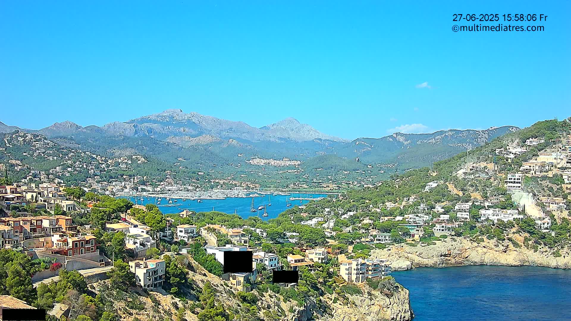Mallorca Port d'Andratx  La Mola Live Cam - Balearic Islands, Spain