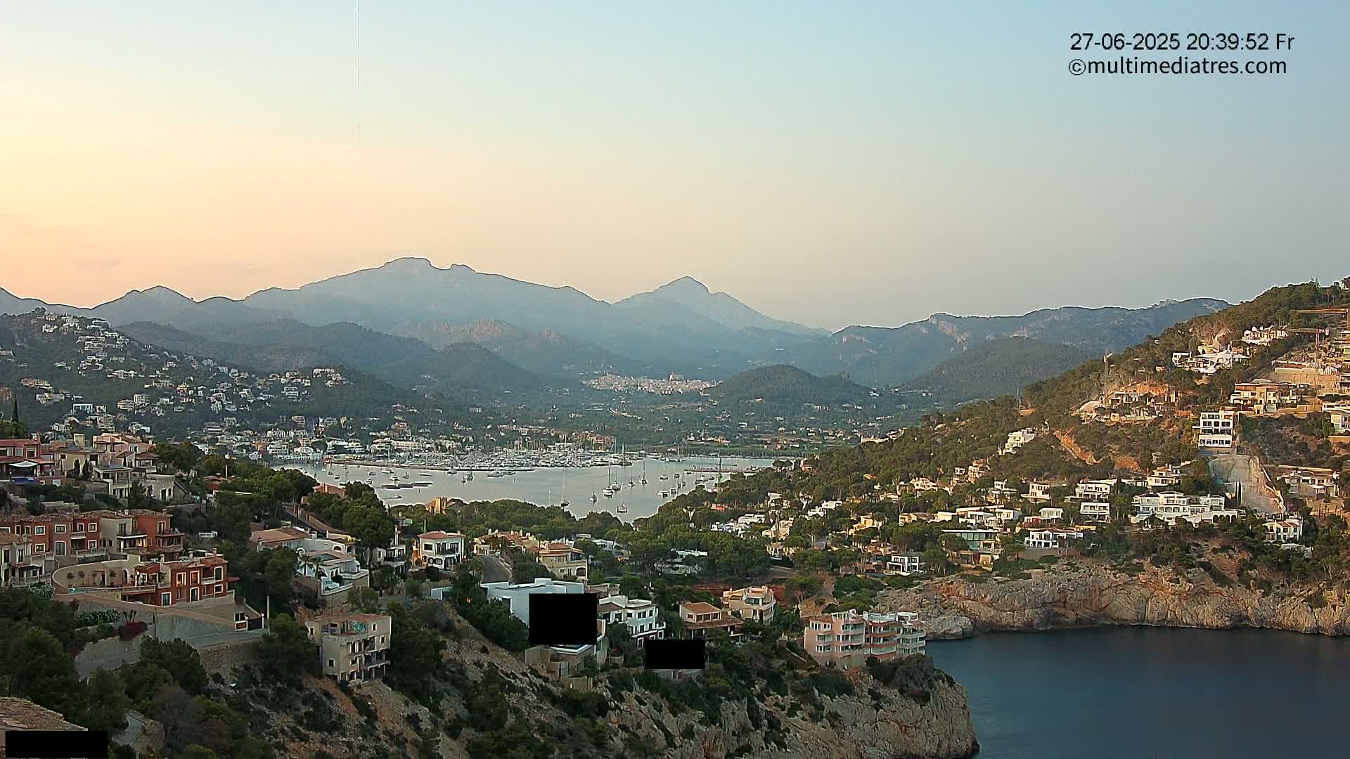 Mallorca Port d'Andratx  La Mola Live Cam - Balearic Islands, Spain