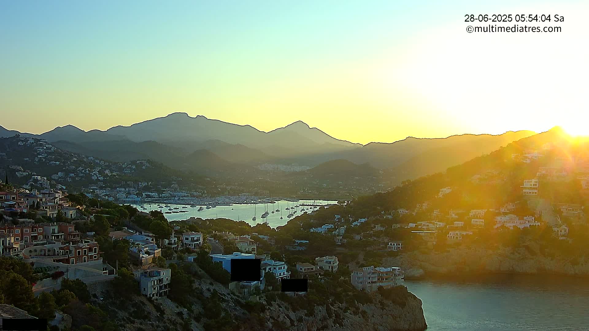 Mallorca Port d'Andratx  La Mola Live Cam - Balearic Islands, Spain
