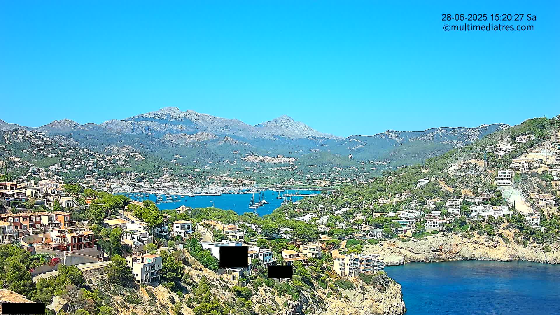 Mallorca Port d'Andratx  La Mola Live Cam - Balearic Islands, Spain