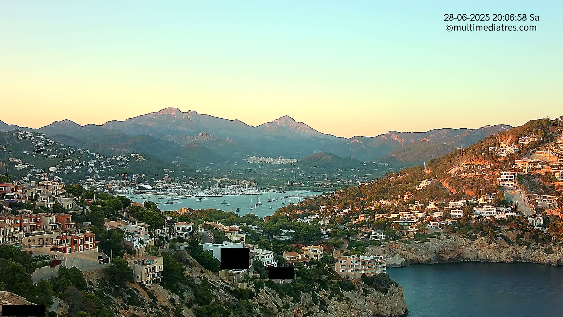 Mallorca Port d'Andratx  La Mola Live Cam - Balearic Islands, Spain